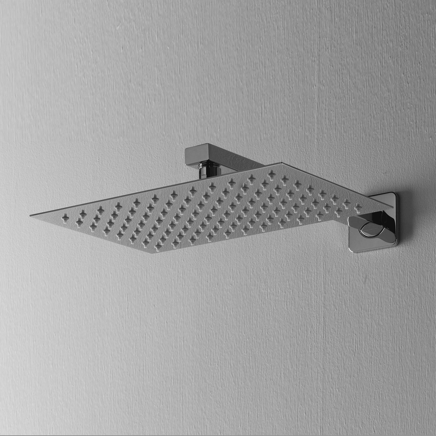 Set doccia Ares con soffione rettangolare 30x20 con braccio doccia e kit duplex by CeramicStore | Lo specialista del tuo bagno