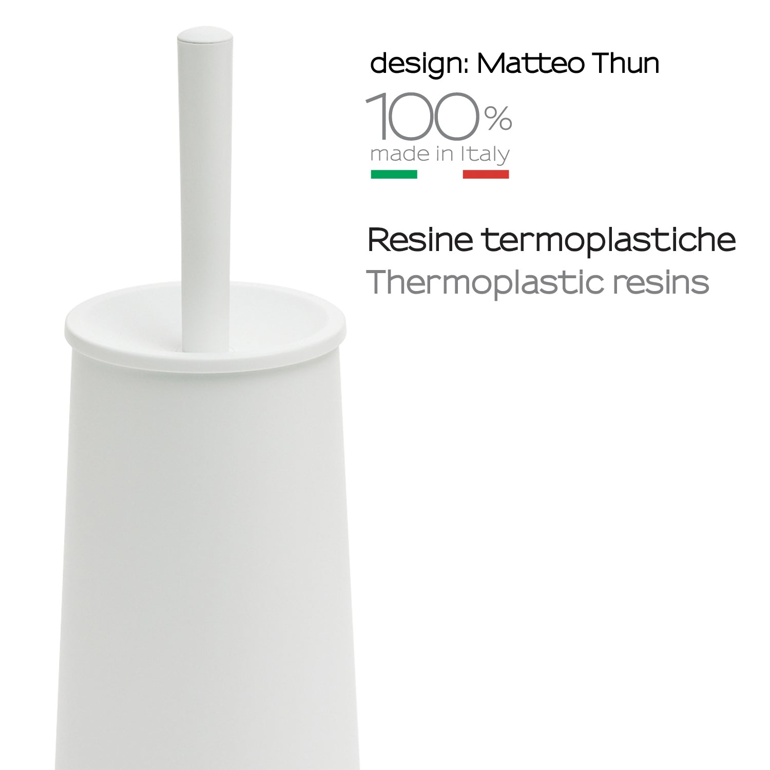 Scopino da appoggio di Gedy modello Oscar - Bianco by CeramicStore | Lo specialista del tuo bagno