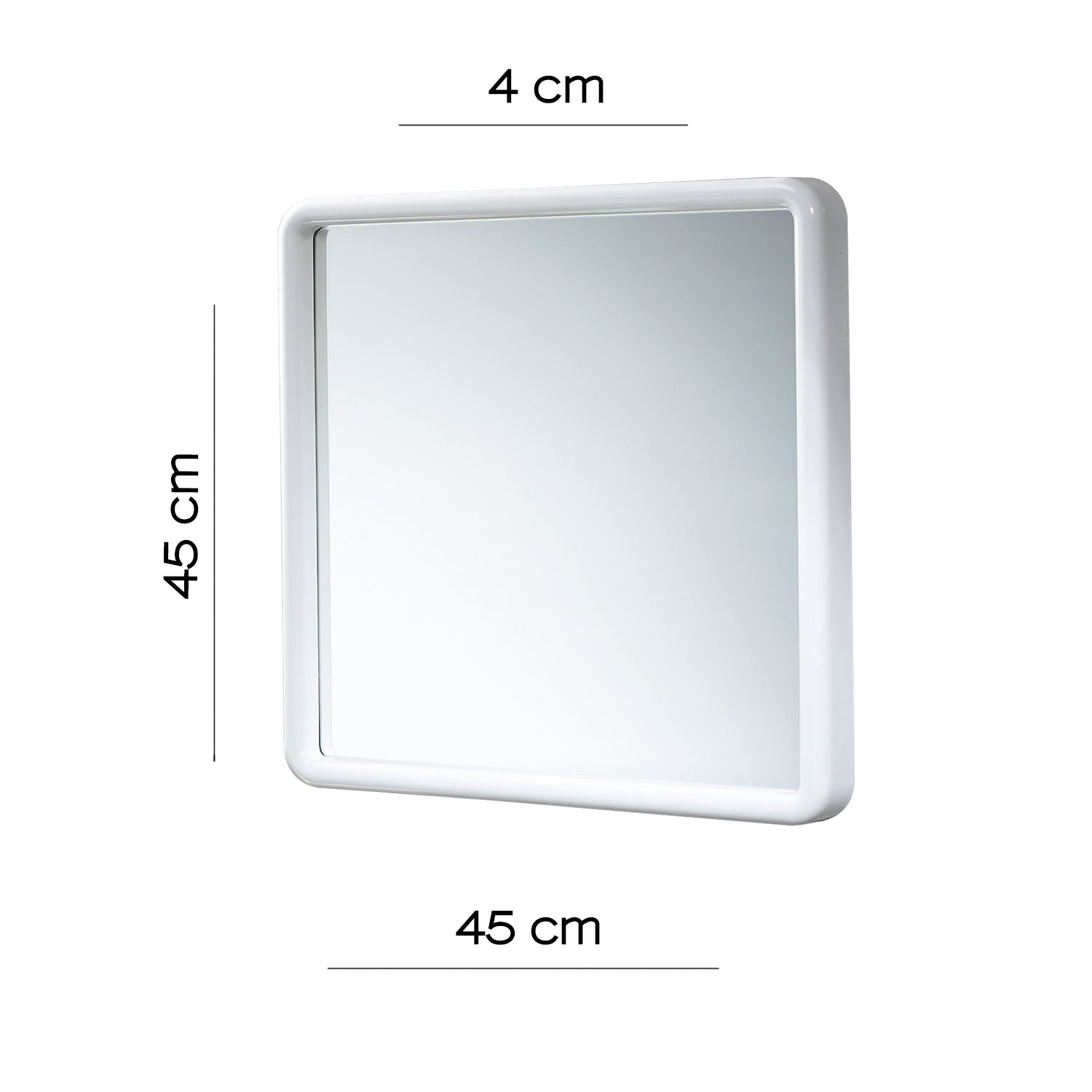 Specchio 45x45 cm di Gedy serie 2900 - Bianco by CeramicStore | Lo specialista del tuo bagno