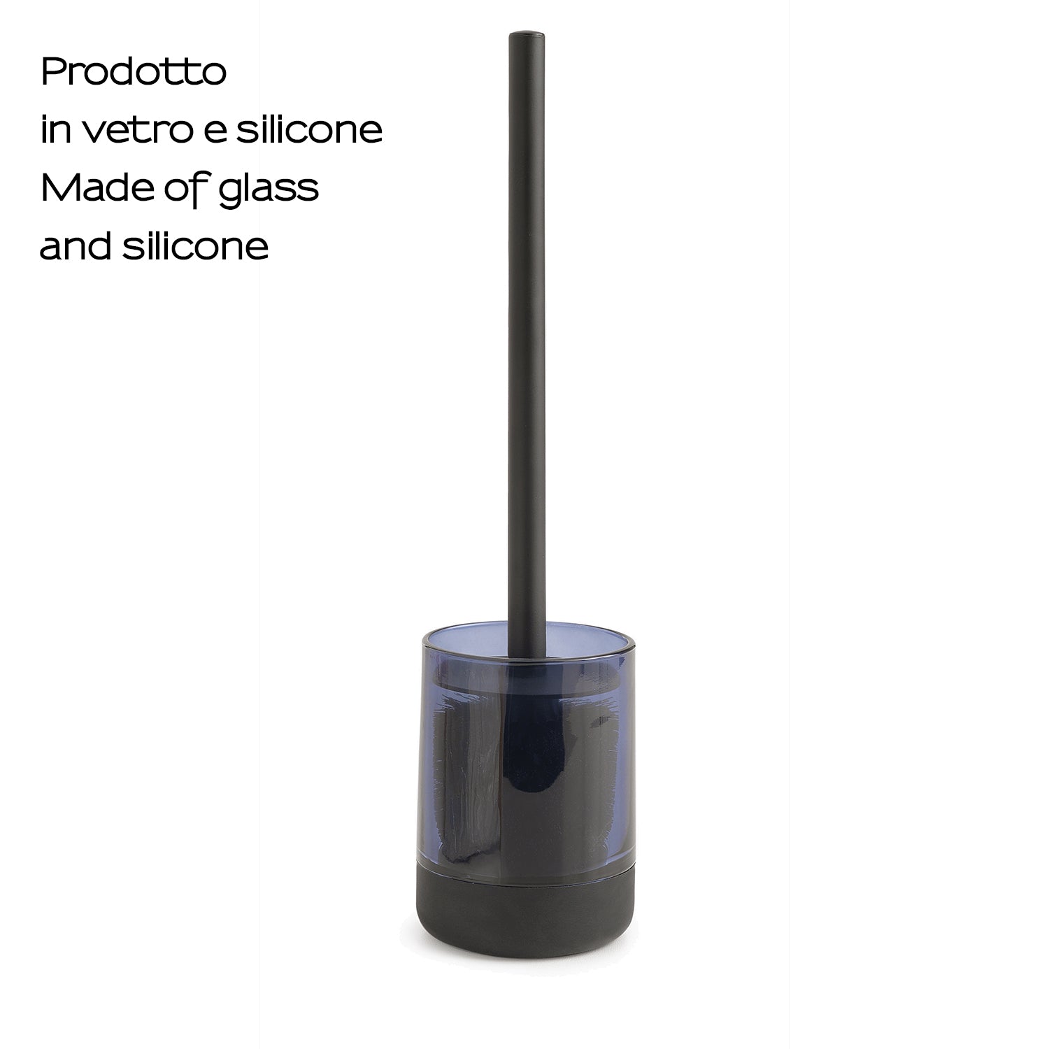 Scopino in vetro Gedy serie Nicole - Blu by CeramicStore | Lo specialista del tuo bagno