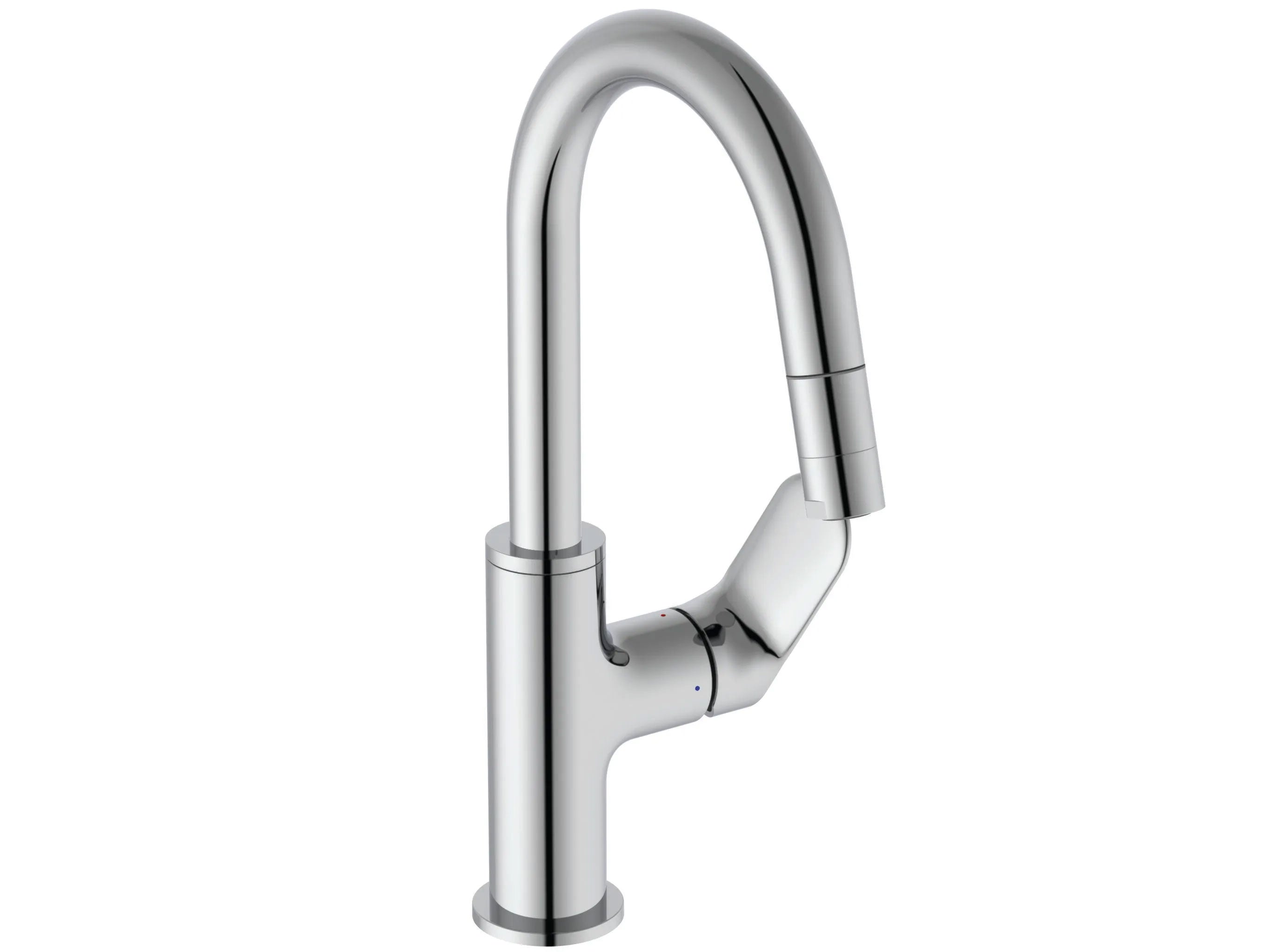 Miscelatore lavabo a bocca alta con doccetta estraibile cromato Ideal Standard Ceraline O art BE018AA