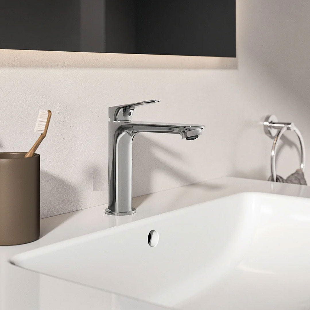 Rubinetto miscelatore Lavabo Medio Ideal Standard Ceralife O senza scarico con sistema BlueStart