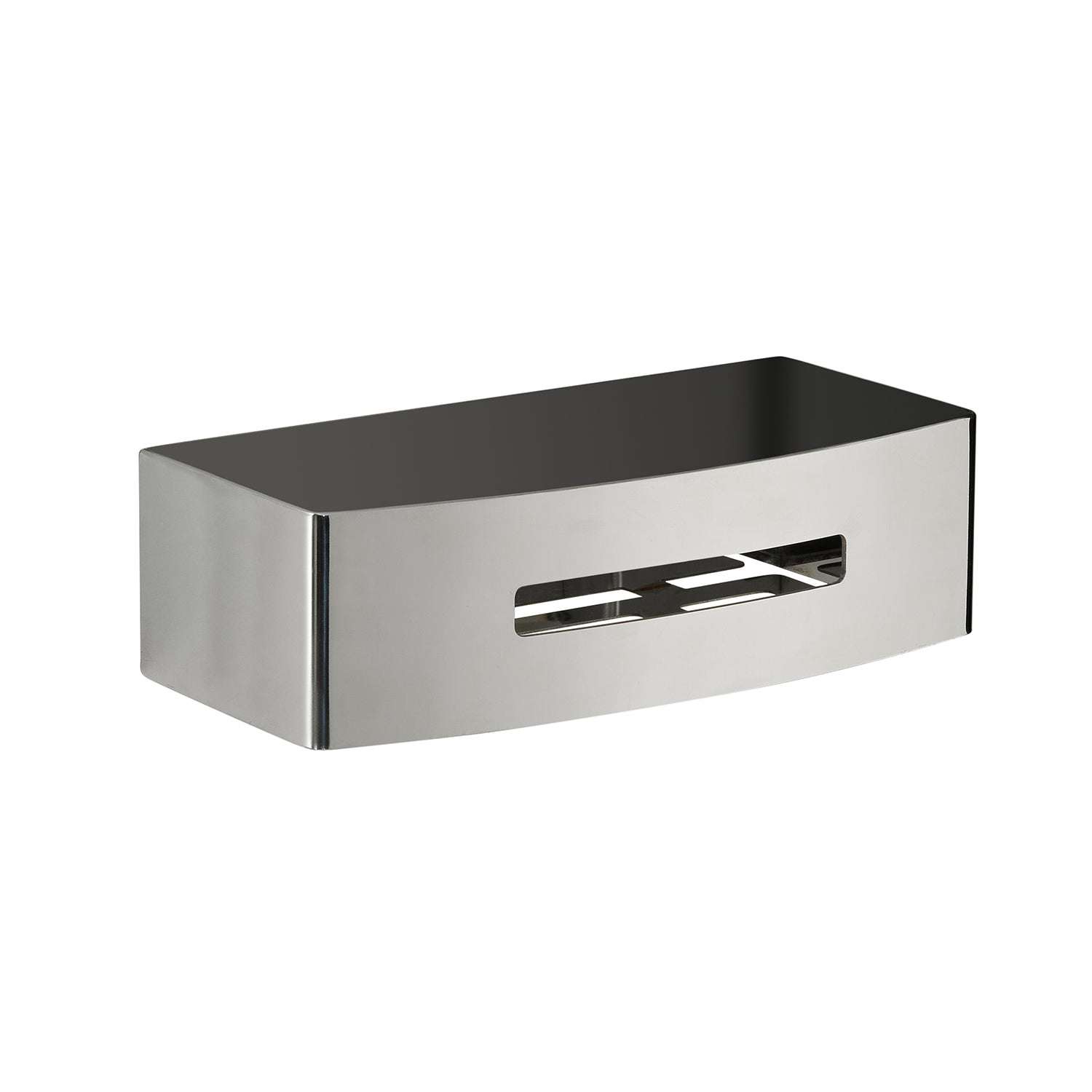 Portaoggetti rettangolare doccia modello Poseidon di Gedy in Acciaio Inox - Lucido by CeramicStore | Lo specialista del tuo bagno