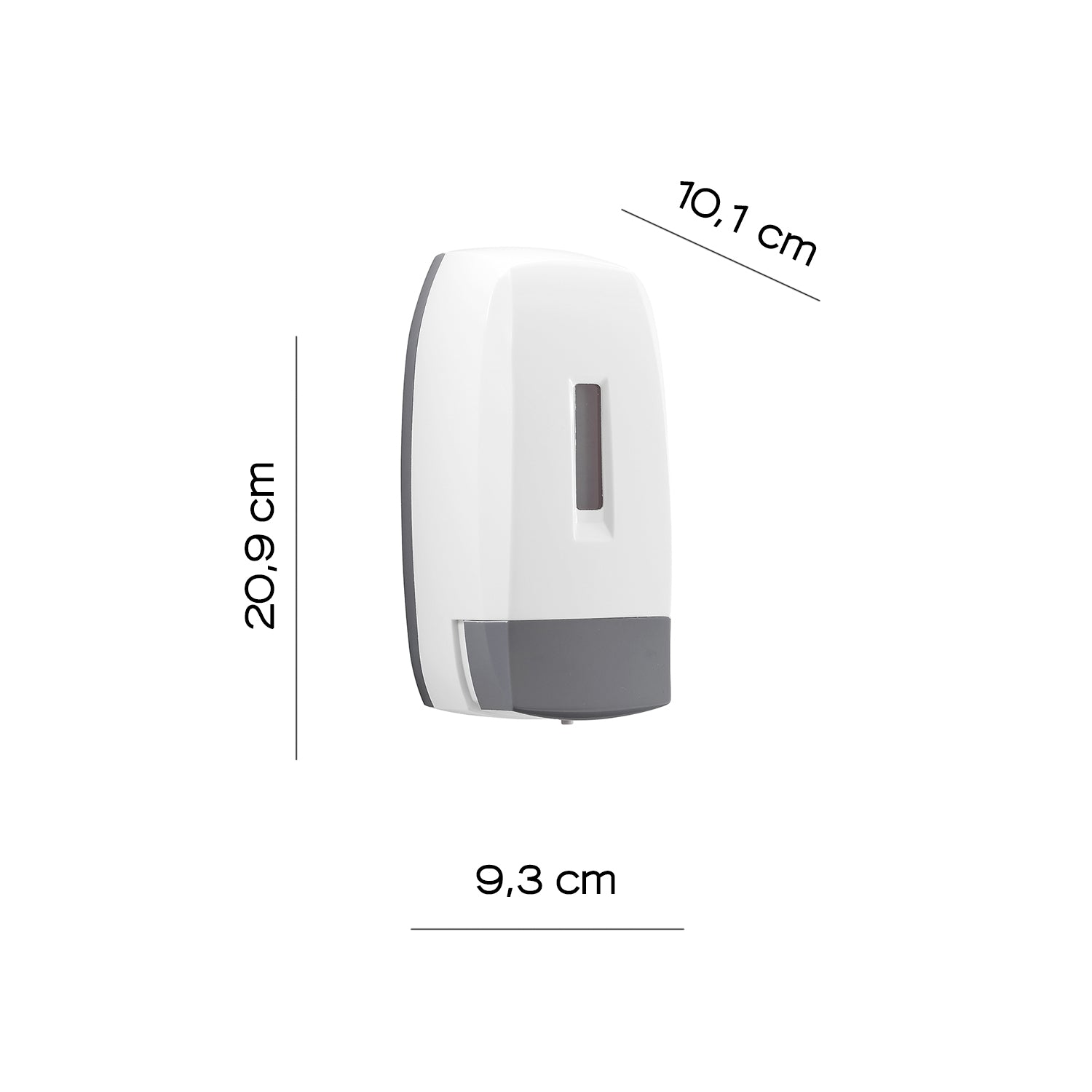 Distributore sapone modello Touch di Gedy da 500 ml - Bianco by CeramicStore | Lo specialista del tuo bagno