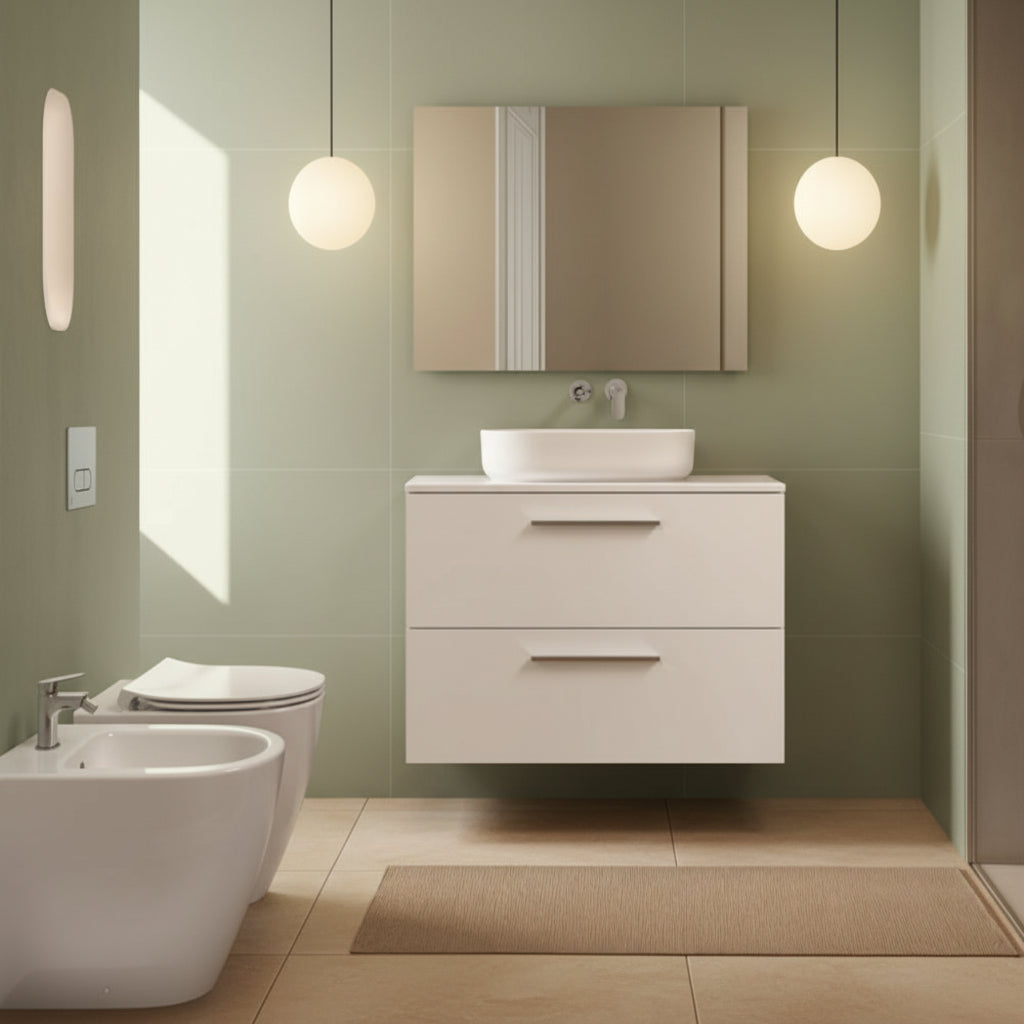 Sanitari Ideal Standard I.LIFE O con Scarico Traslato fino a 32 cm con sedile normal close slim