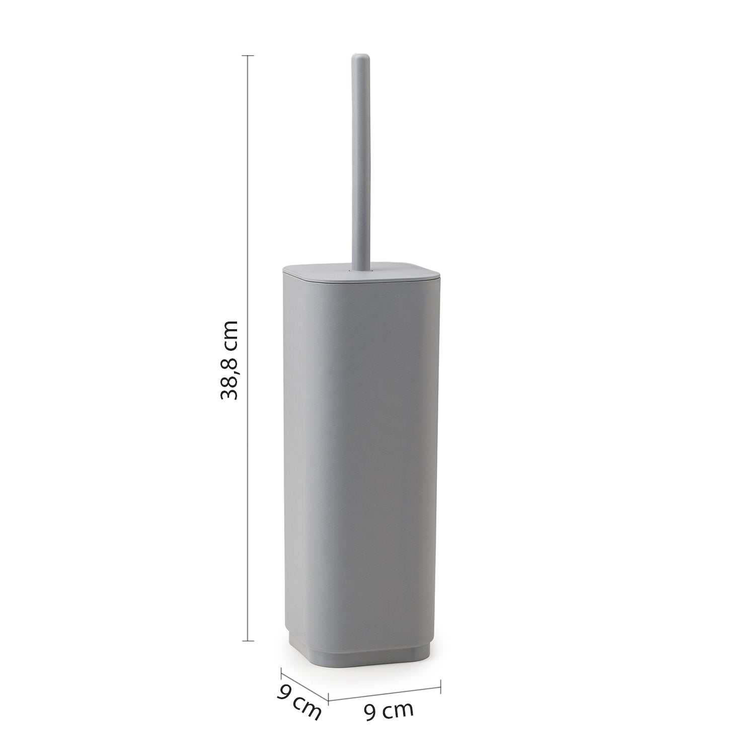 Scopino da appoggio Seventy Ekoplà Gedy in materiale plastico riciclato - Grigio Matt by CeramicStore | Lo specialista del tuo bagno