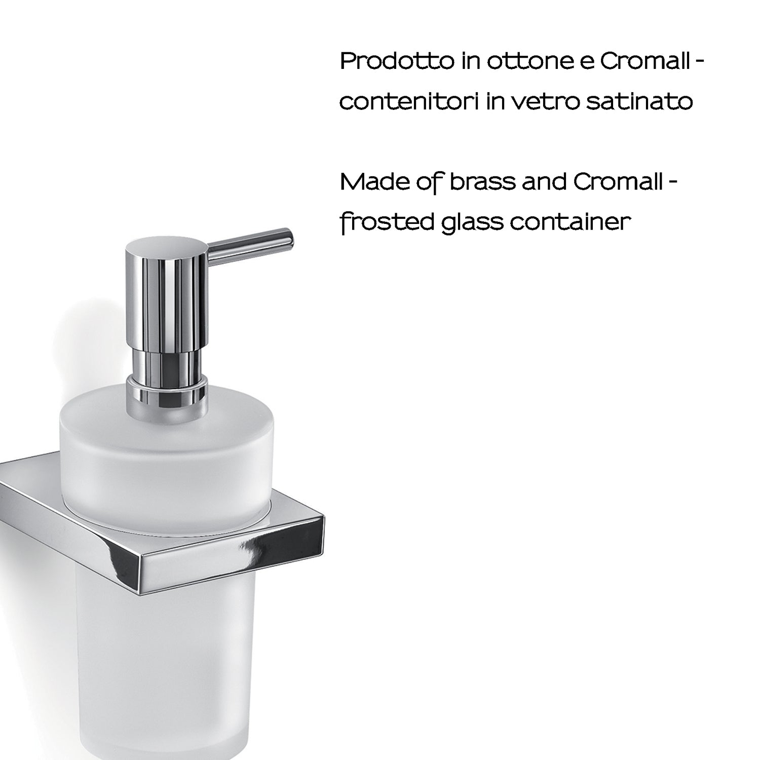 Dosasapone in Ottone e Cromall Gedy serie Lanzarote - Cromato by CeramicStore | Lo specialista del tuo bagno