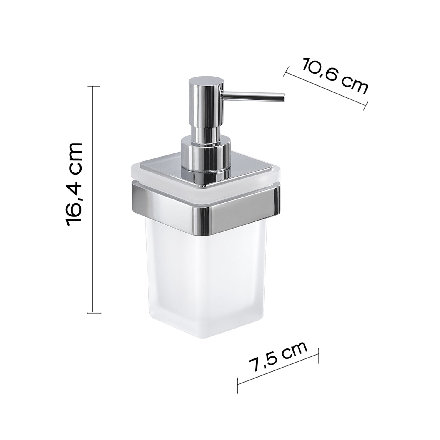 Dosasapone in Ottone e Cromall Gedy serie Samoa - Cromato by CeramicStore | Lo specialista del tuo bagno