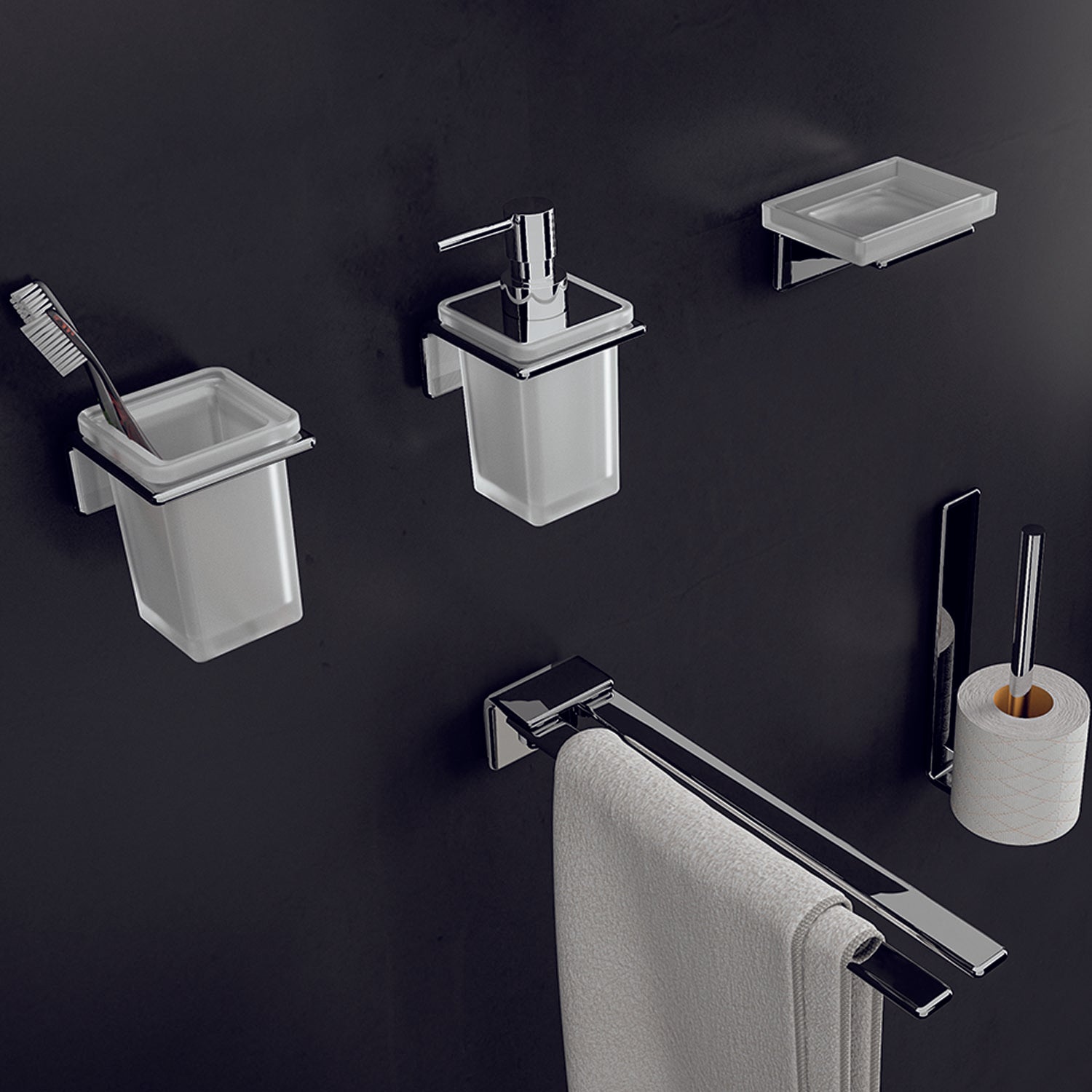 Portasapone a parete in Ottone e Acciaio AISI 304 Gedy serie Il Giglio - Cromato by CeramicStore | Lo specialista del tuo bagno