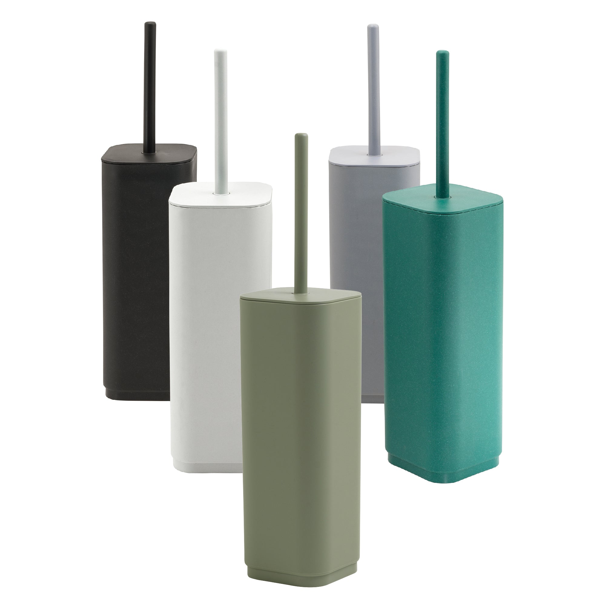 Scopino da appoggio Seventy Ekoplà Gedy in materiale plastico riciclato - Verde Matt by CeramicStore | Lo specialista del tuo bagno