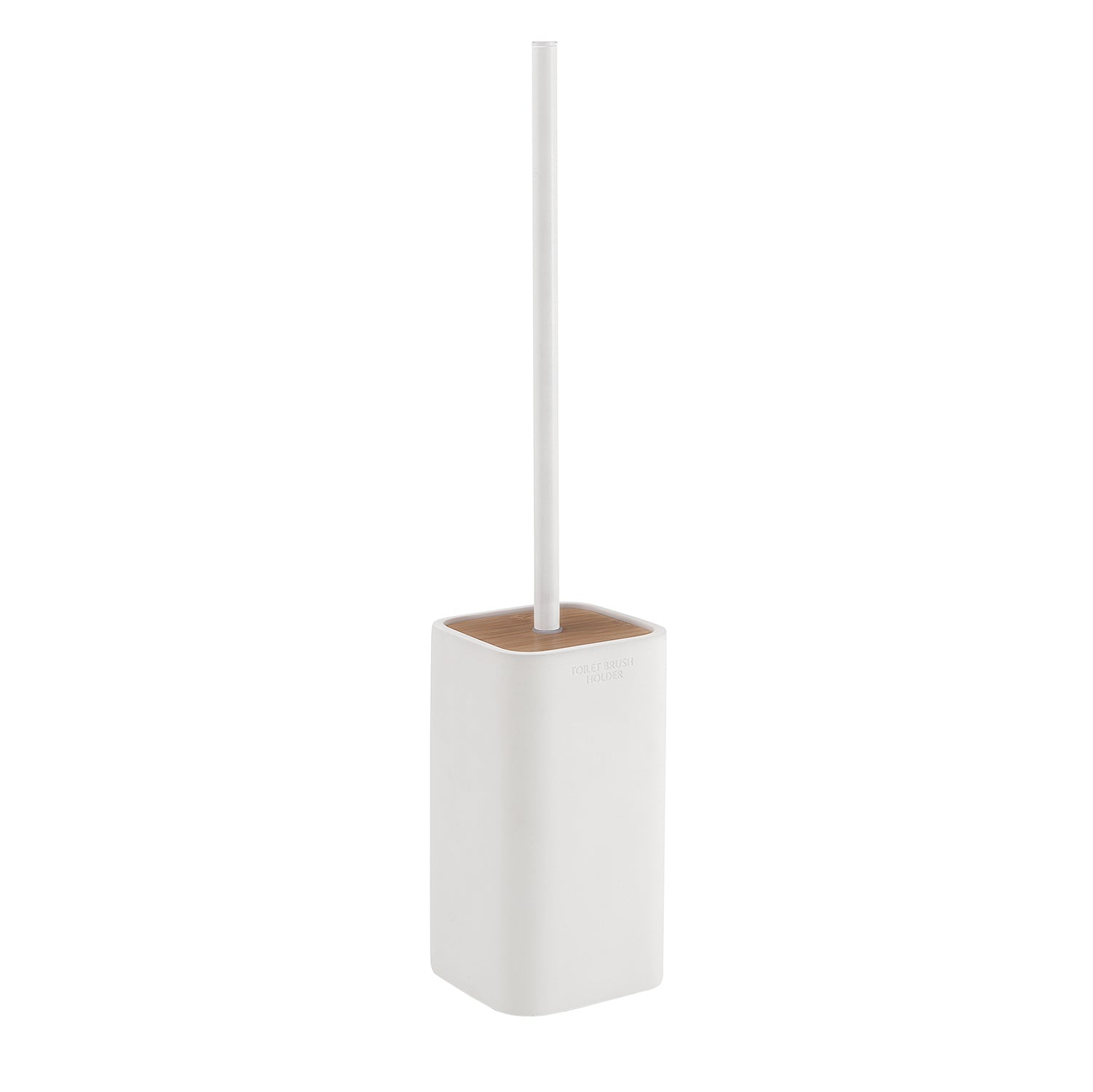 Scopino da appoggio con ciuffo in setole Gedy modello Ninfea - Bianco Matt by CeramicStore | Lo specialista del tuo bagno
