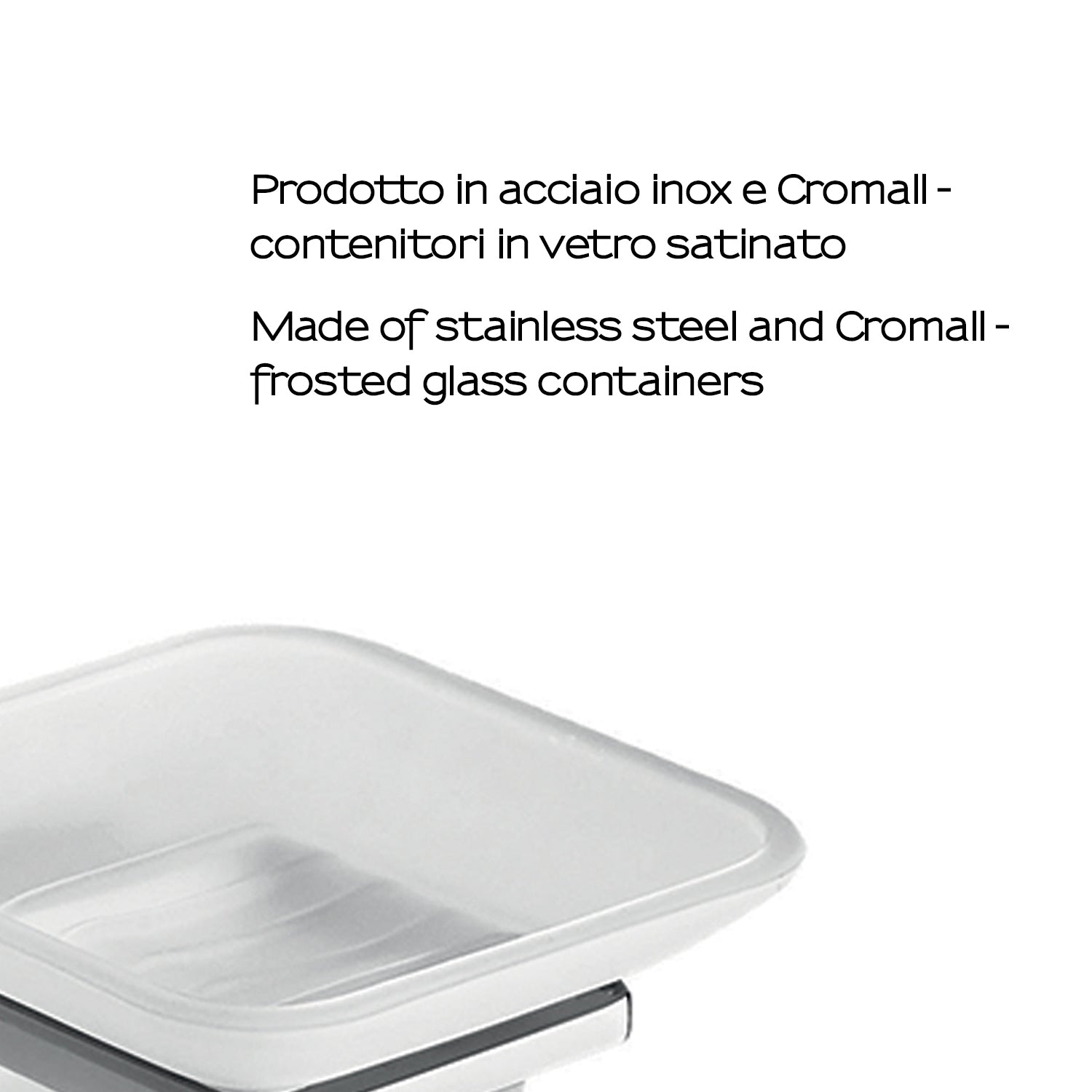 Portasapone in Acciaio Inox di Gedy serie Kansas - Cromato by CeramicStore | Lo specialista del tuo bagno
