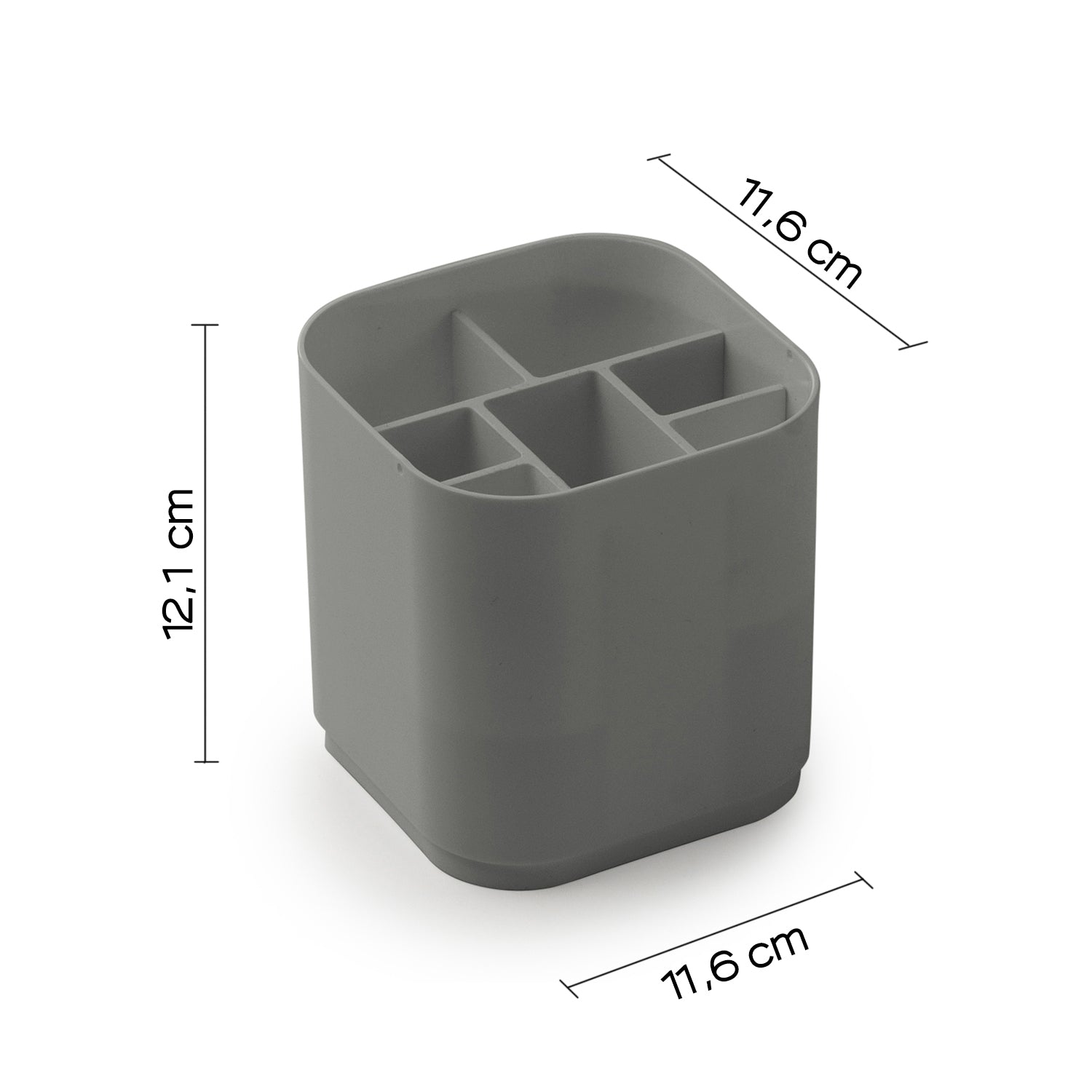 Organizer da appoggio Gedy serie Seventy - Grigio by CeramicStore | Lo specialista del tuo bagno