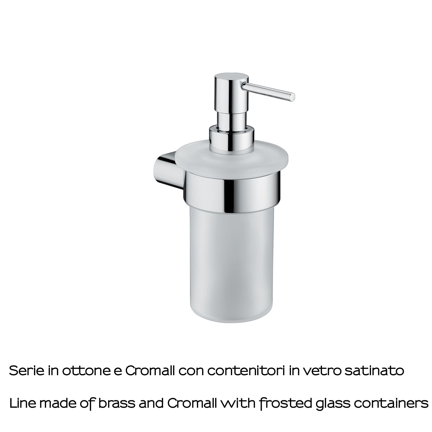 Dosasapone a parete Gedy serie Azzorre - Cromato by CeramicStore | Lo specialista del tuo bagno