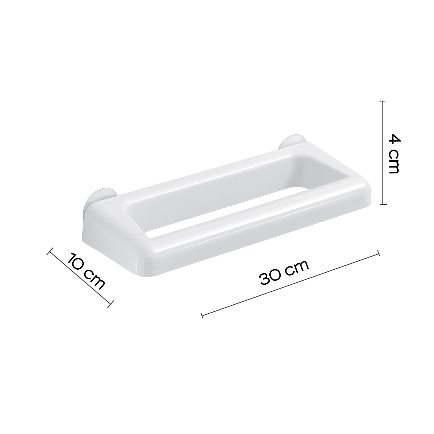 Porta asciugamani 30 cm di Gedy serie Junior - Bianco by CeramicStore | Lo specialista del tuo bagno