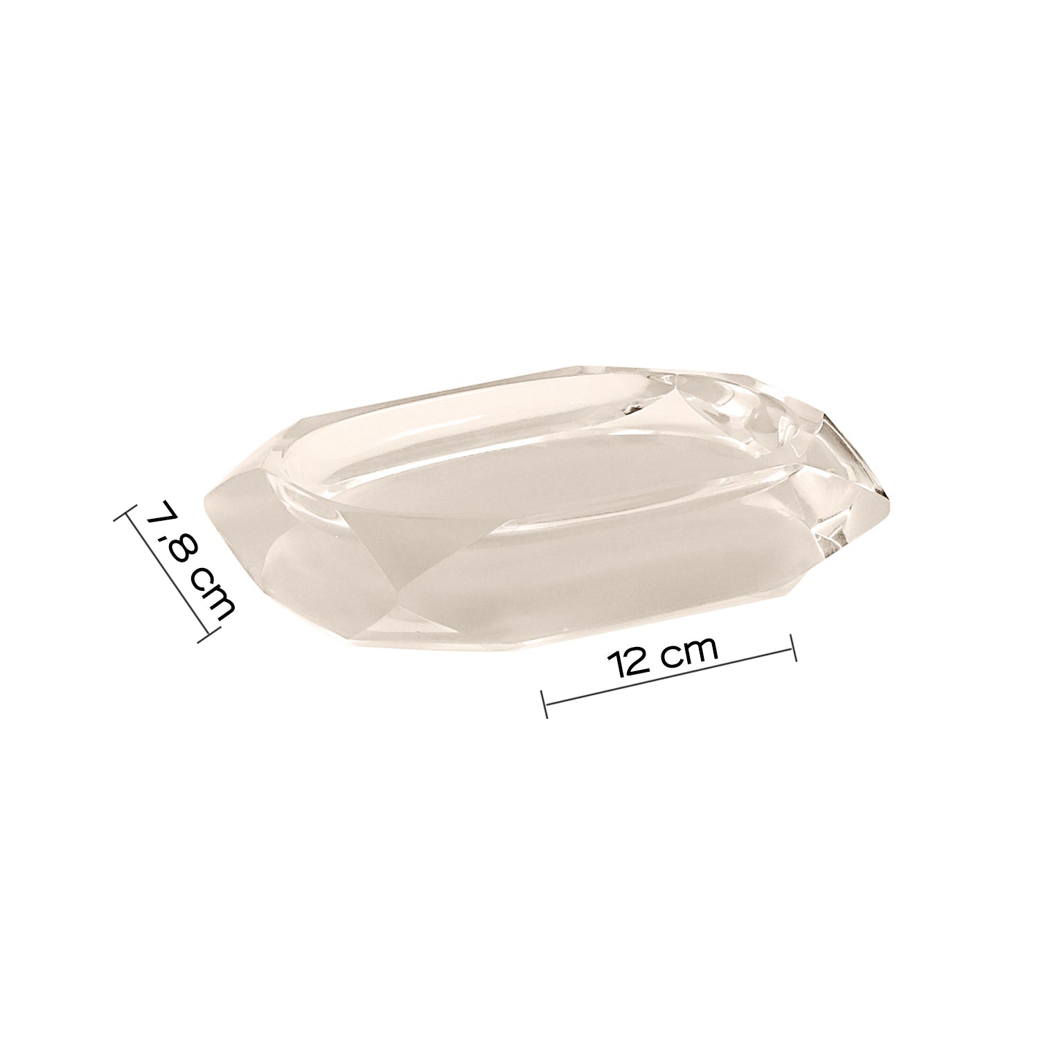 Portasapone Gedy serie Chanelle - Tortora chiaro