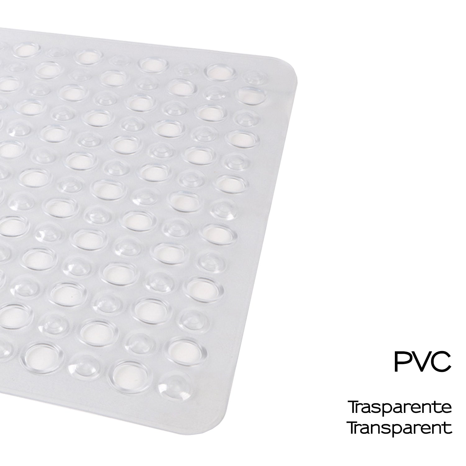 Tappeto antiscivolo vasca 38x60 modello Maim di Gedy - Trasparente by CeramicStore | Lo specialista del tuo bagno