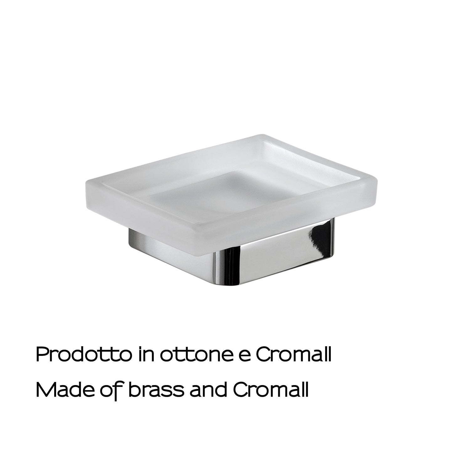 Portasapone in Ottone e Cromall Gedy serie Samoa - Cromato by CeramicStore | Lo specialista del tuo bagno