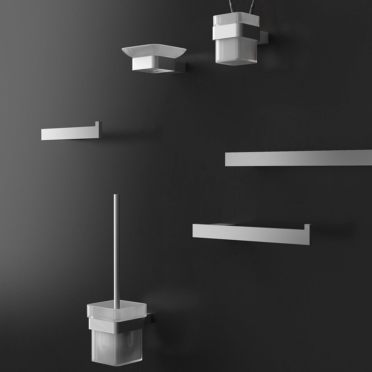 Portasalviette ad anello in Acciaio Inox AISI 304 e Cromall Maui di Gedy - Spazzolato by CeramicStore | Lo specialista del tuo bagno