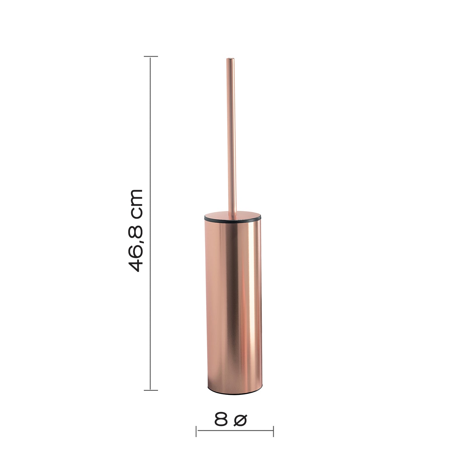 Scopino in Acciaio Inox di Gedy serie Elettra - Rame by CeramicStore | Lo specialista del tuo bagno