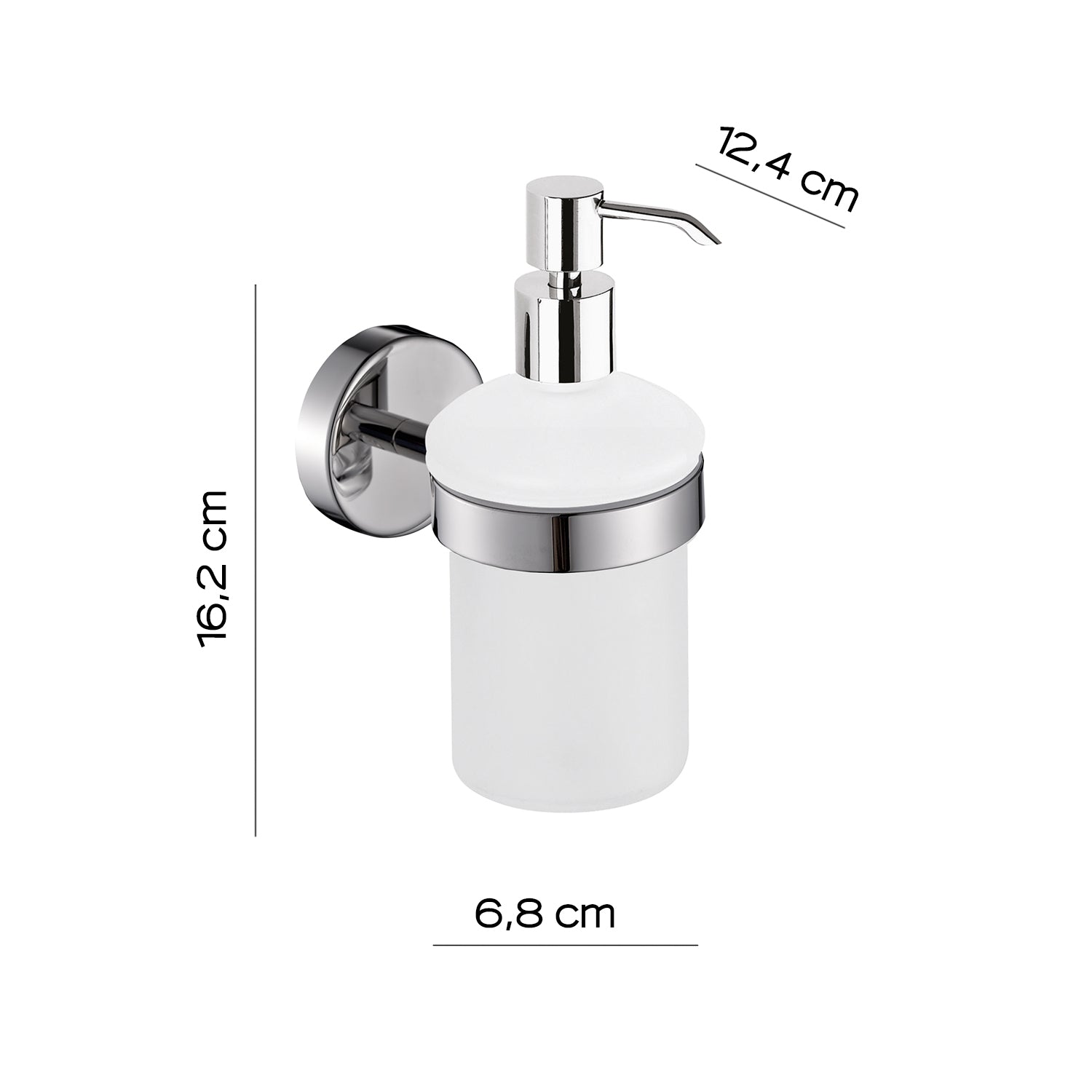 Dosasapone in Acciaio Inox AISI 304 Gedy serie Project - Lucido by CeramicStore | Lo specialista del tuo bagno