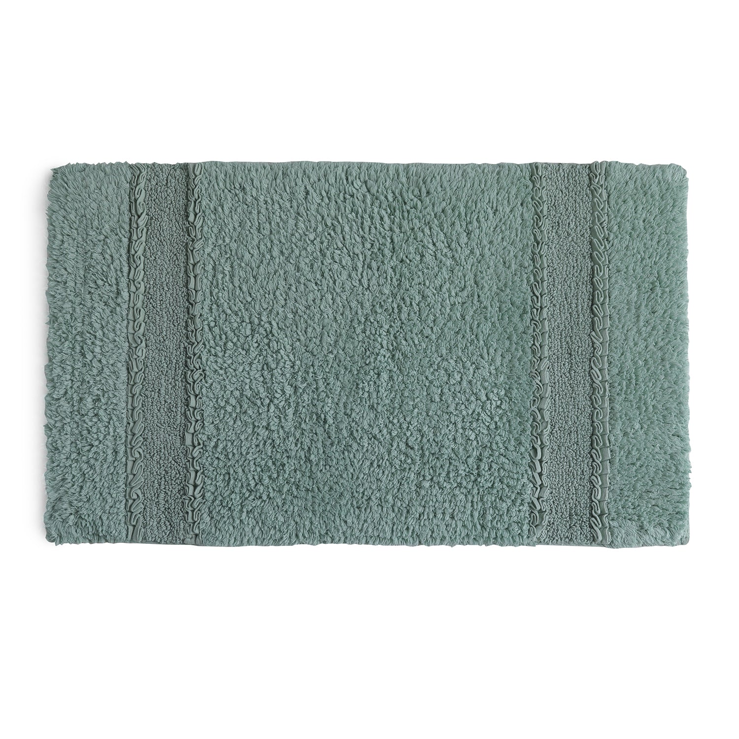 Tappeto in cotone con fondo antiscivolo Miss di Gedy - Verde by CeramicStore | Lo specialista del tuo bagno