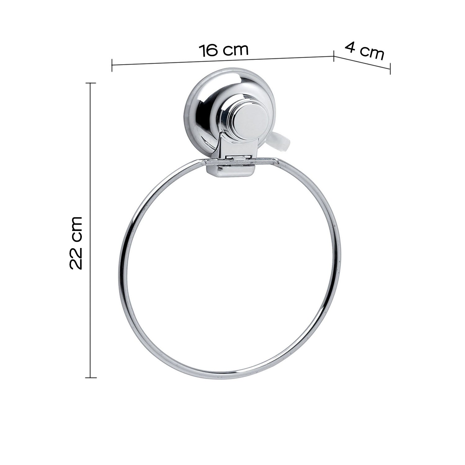 Porta asciugamani ad anello di Gedy serie Hot - Cromato by CeramicStore | Lo specialista del tuo bagno