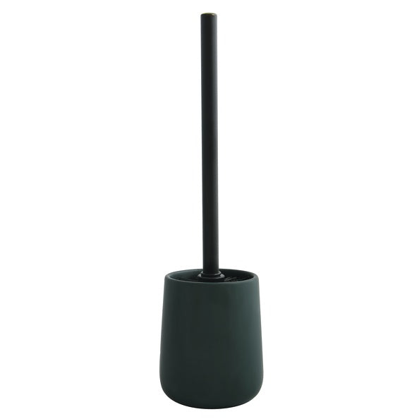 Scopino con supporto in ceramica modello Maonie - Verde Scuro by CeramicStore | Lo specialista del tuo bagno