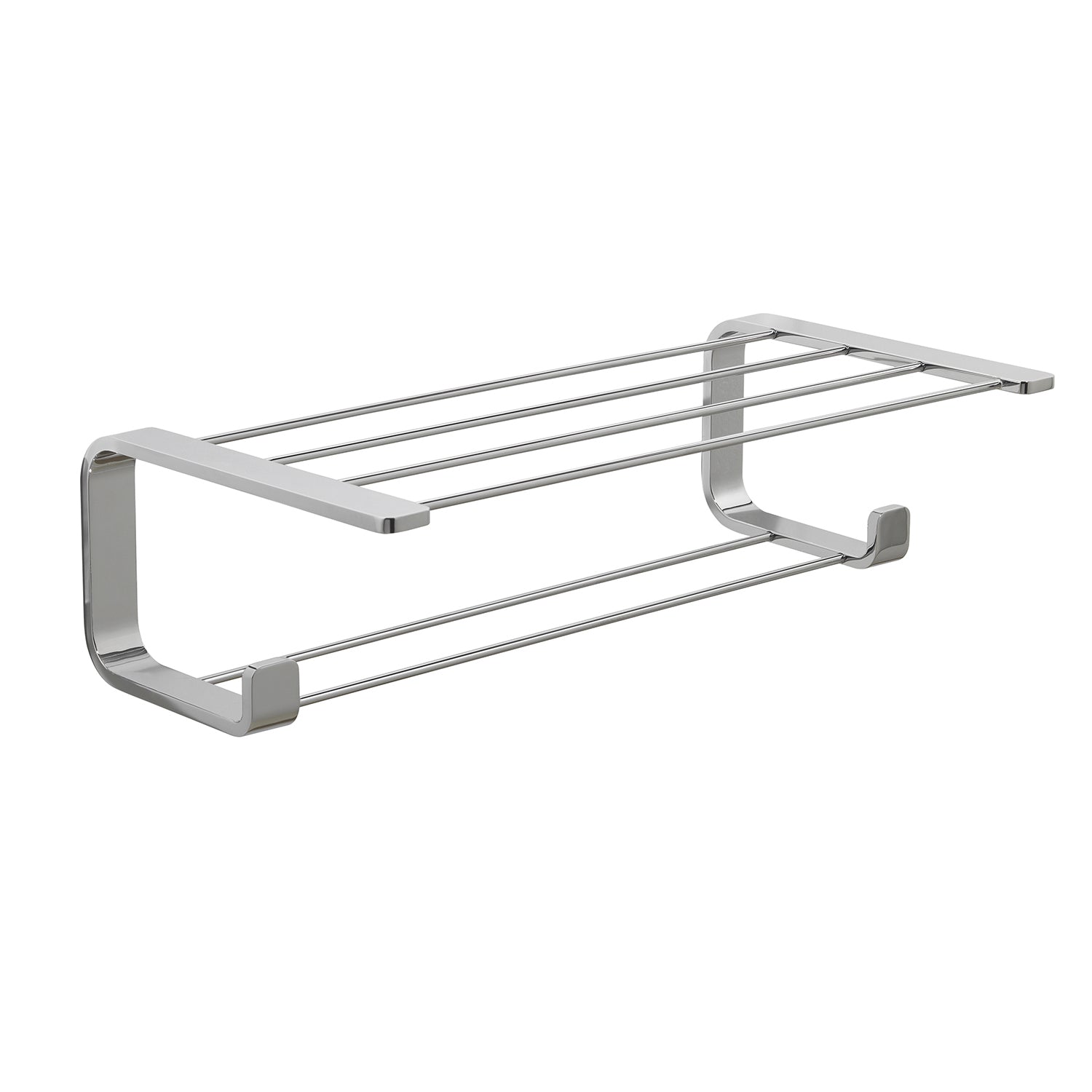 Mensola porta asciugamani in Ottone, Acciaio Inox e Cromall Outline di Gedy - Cromato by CeramicStore | Lo specialista del tuo bagno