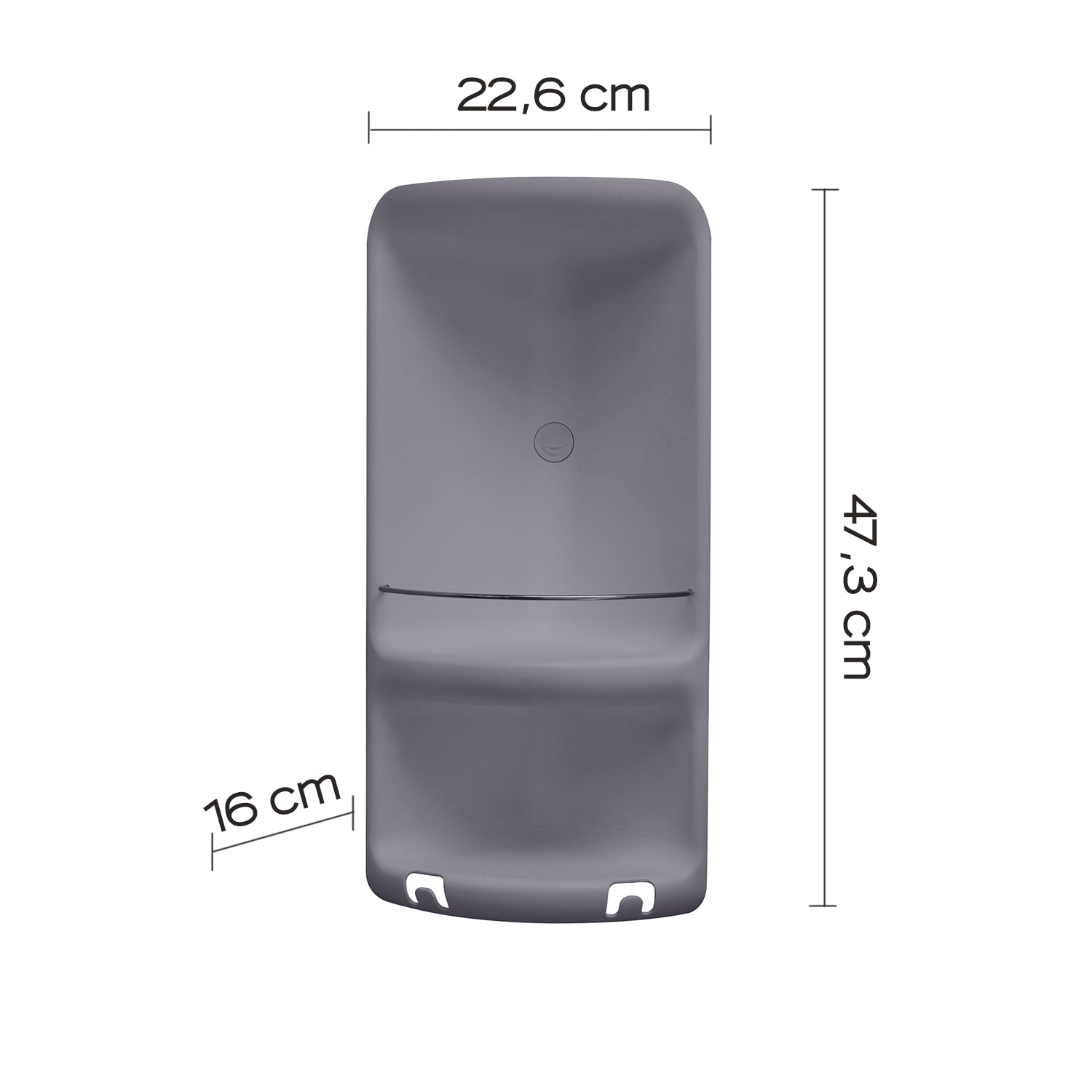 Portaoggetti doccia angolare Caesar in Acciaio Inox di Gedy - Grigio by CeramicStore | Lo specialista del tuo bagno