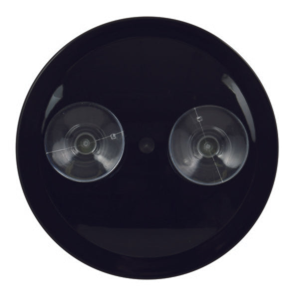 Specchio da bagno ingranditore rotondo con ventosa colore nero by CeramicStore | Lo specialista del tuo bagno