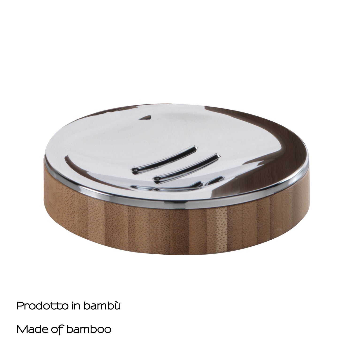 Portasapone in bamb๠Gedy serie Altea - Naturale