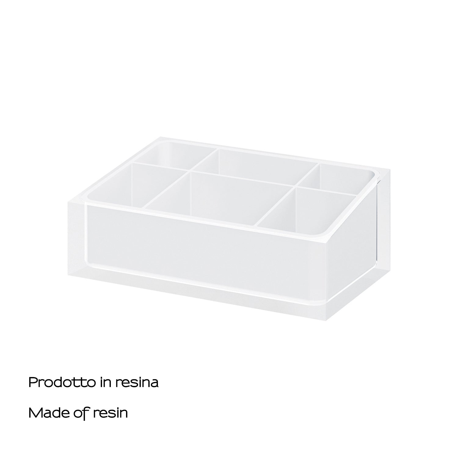Organizer da appoggio Gedy serie Rainbow - Bianco by CeramicStore | Lo specialista del tuo bagno