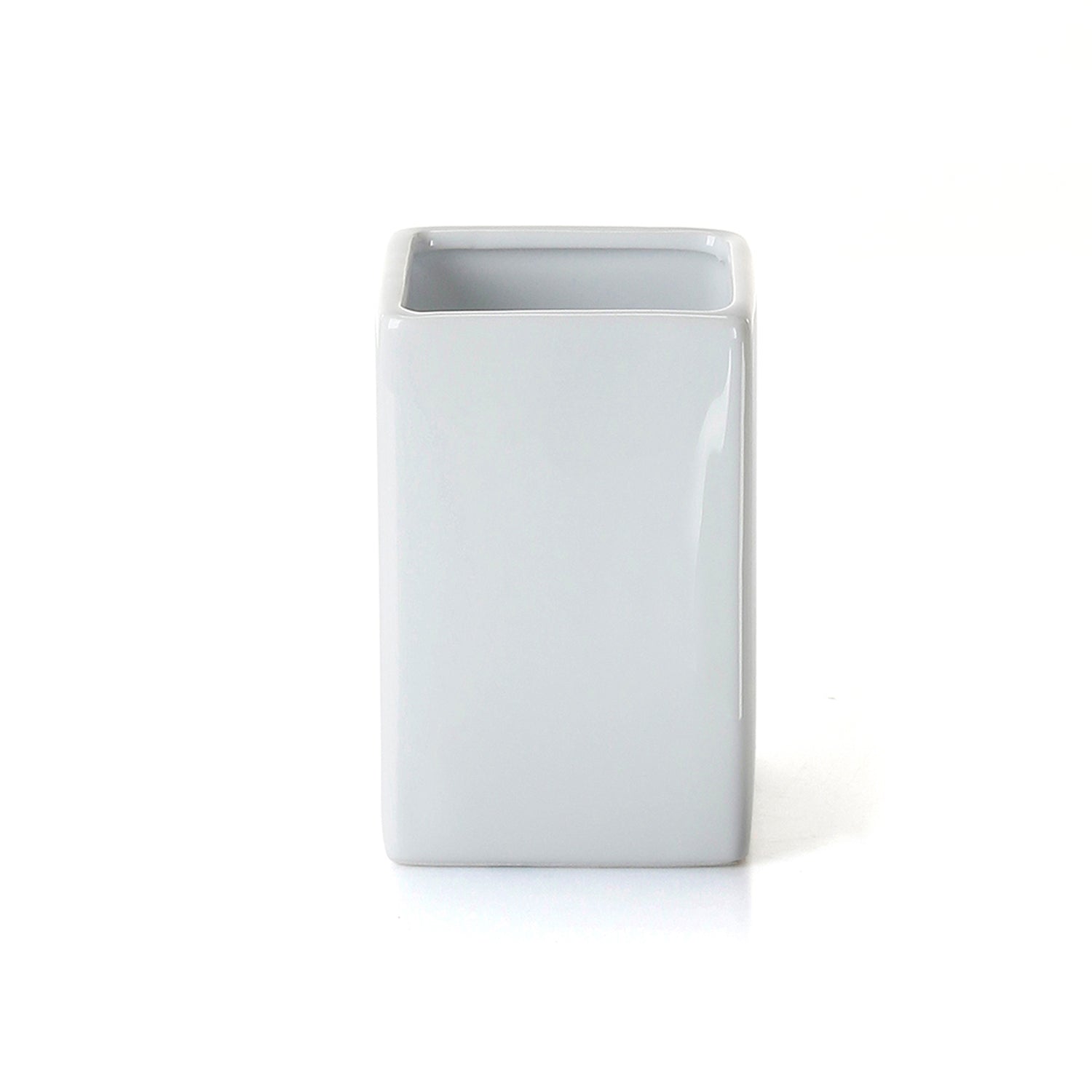 Portaspazzolini in ceramica Gedy serie Verbena - Bianco