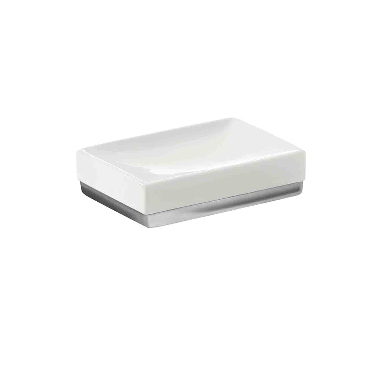 Portasapone in ceramica Gedy serie Lucy - Bianco