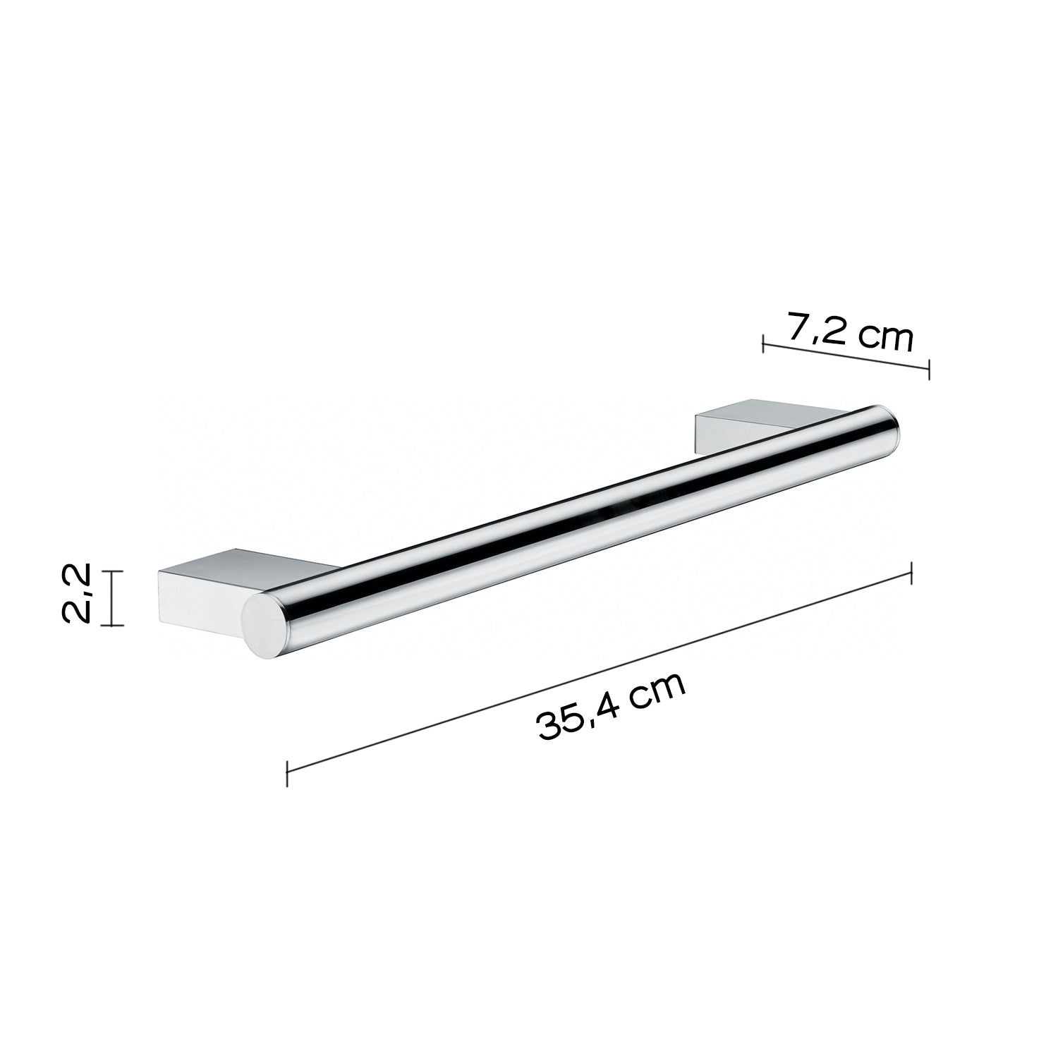 Portasalviette 35 cm in ottone e Cromall Gedy serie Canarie - Cromato by CeramicStore | Lo specialista del tuo bagno