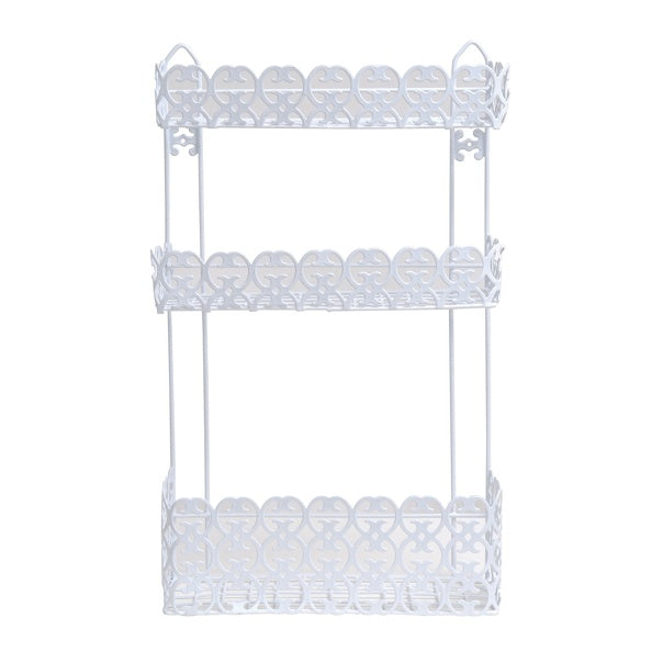 Mensola doccia a 3 livelli modello Agadir colore bianco by CeramicStore | Lo specialista del tuo bagno