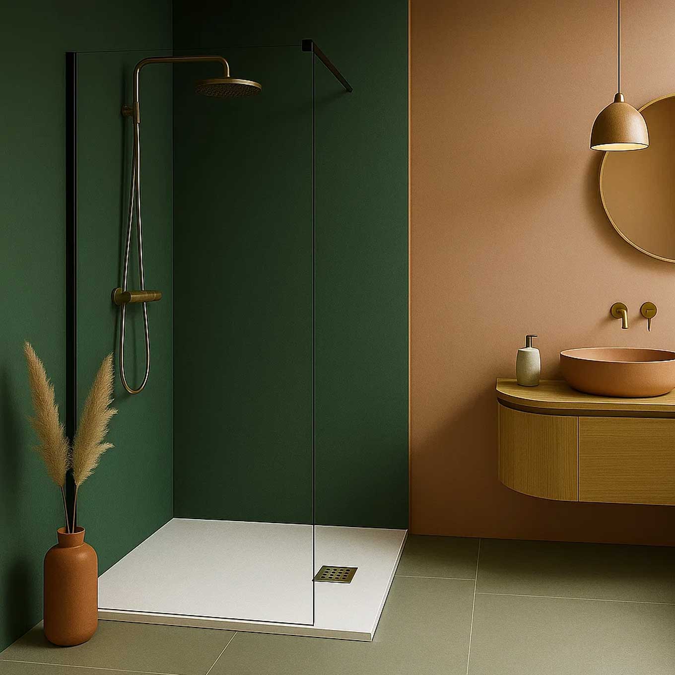 Piatto doccia in mineralmarmo puro modello Lythos 80x120 cm bianco By DocciaGo
