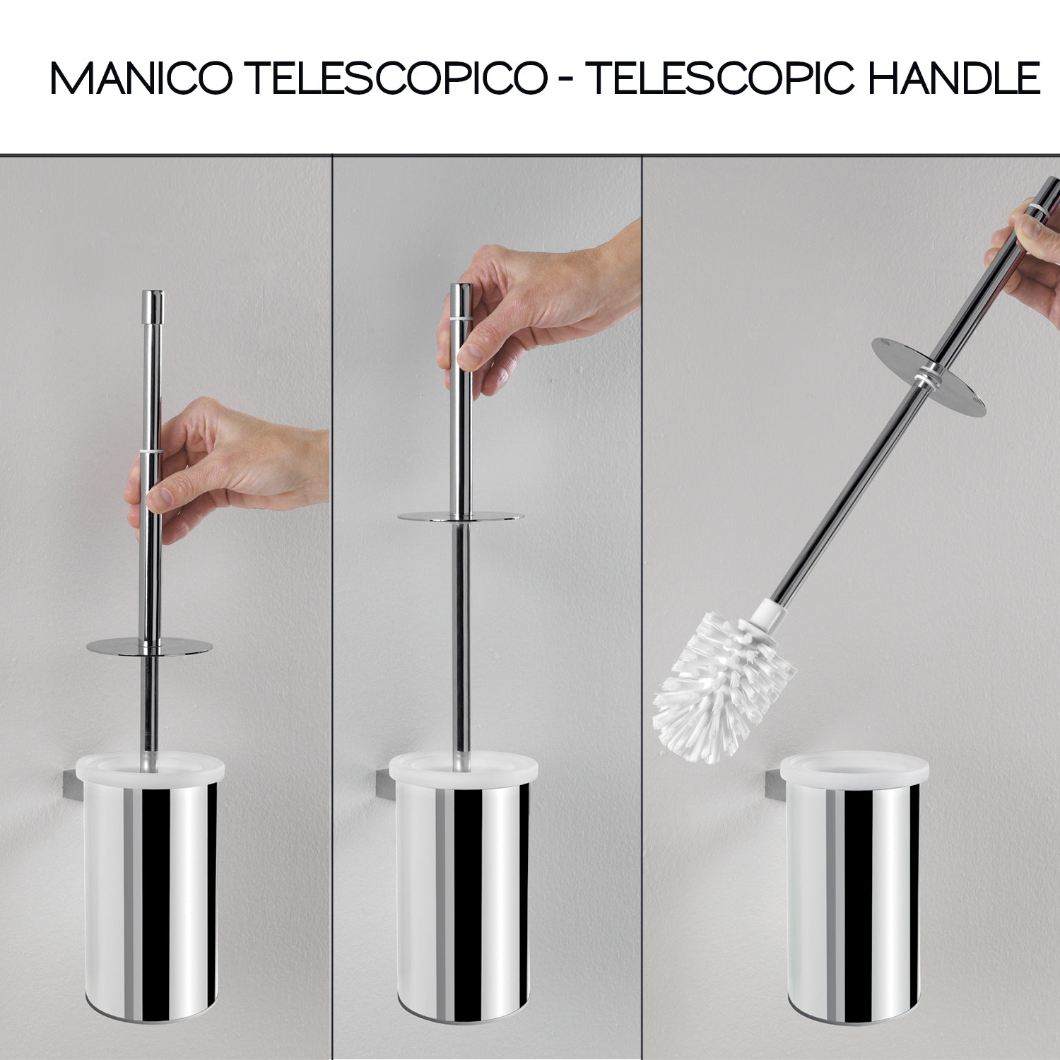 Scopino in Acciaio Inox Gedy serie Canarie - Cromato by CeramicStore | Lo specialista del tuo bagno