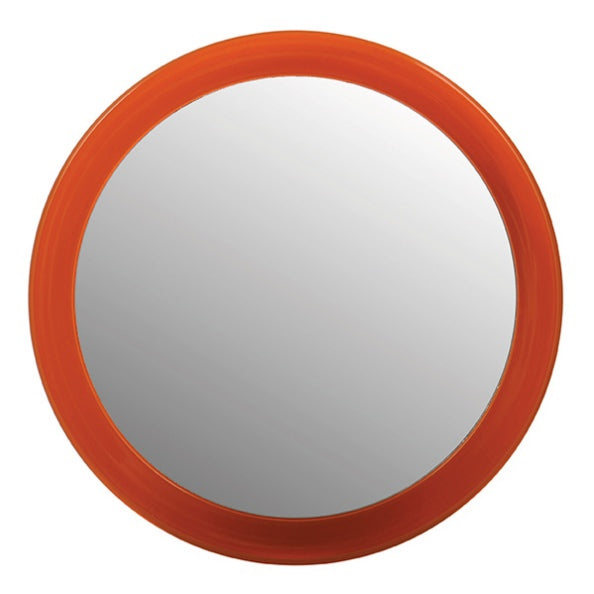 Specchio da bagno ingranditore rotondo con ventosa colore arancione by CeramicStore | Lo specialista del tuo bagno