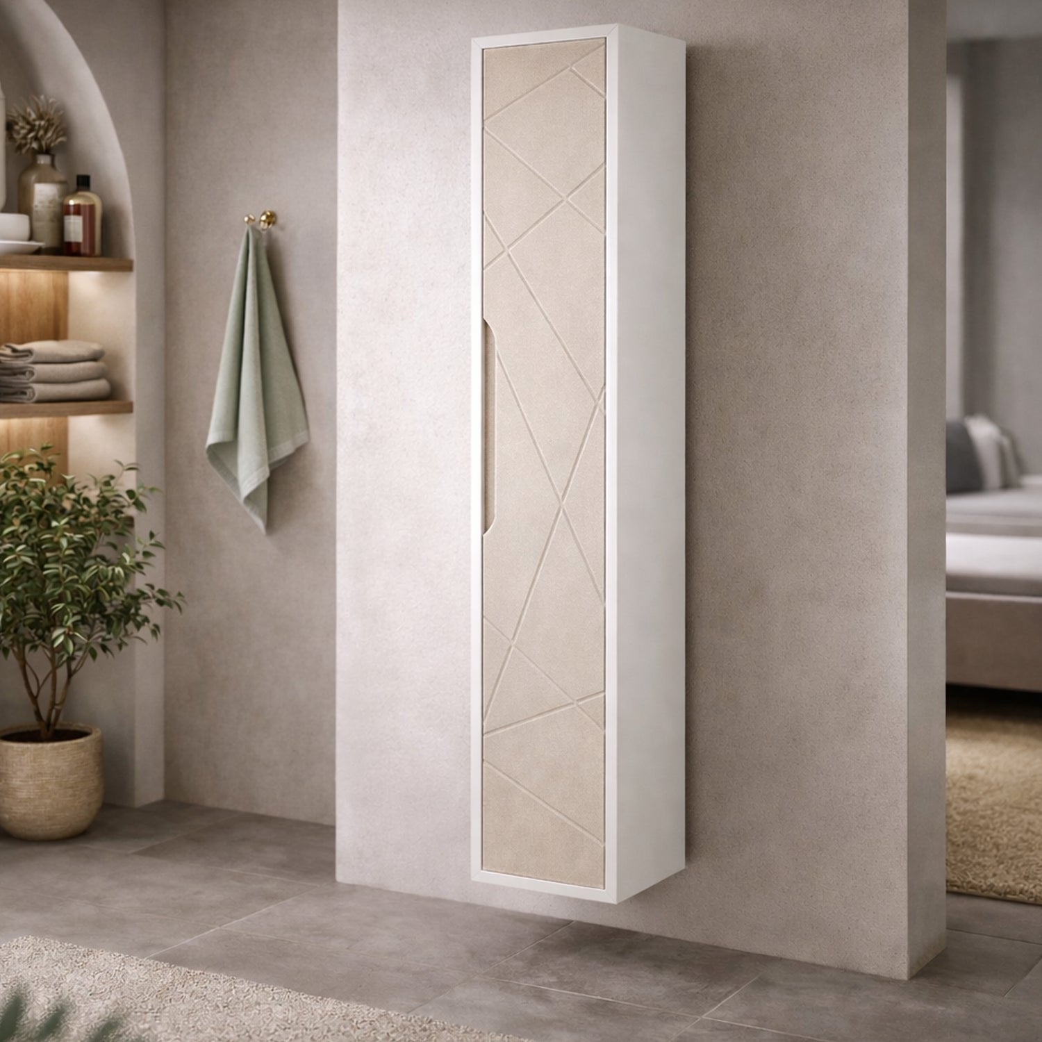 Colonna bagno sospesa Linea – design moderno