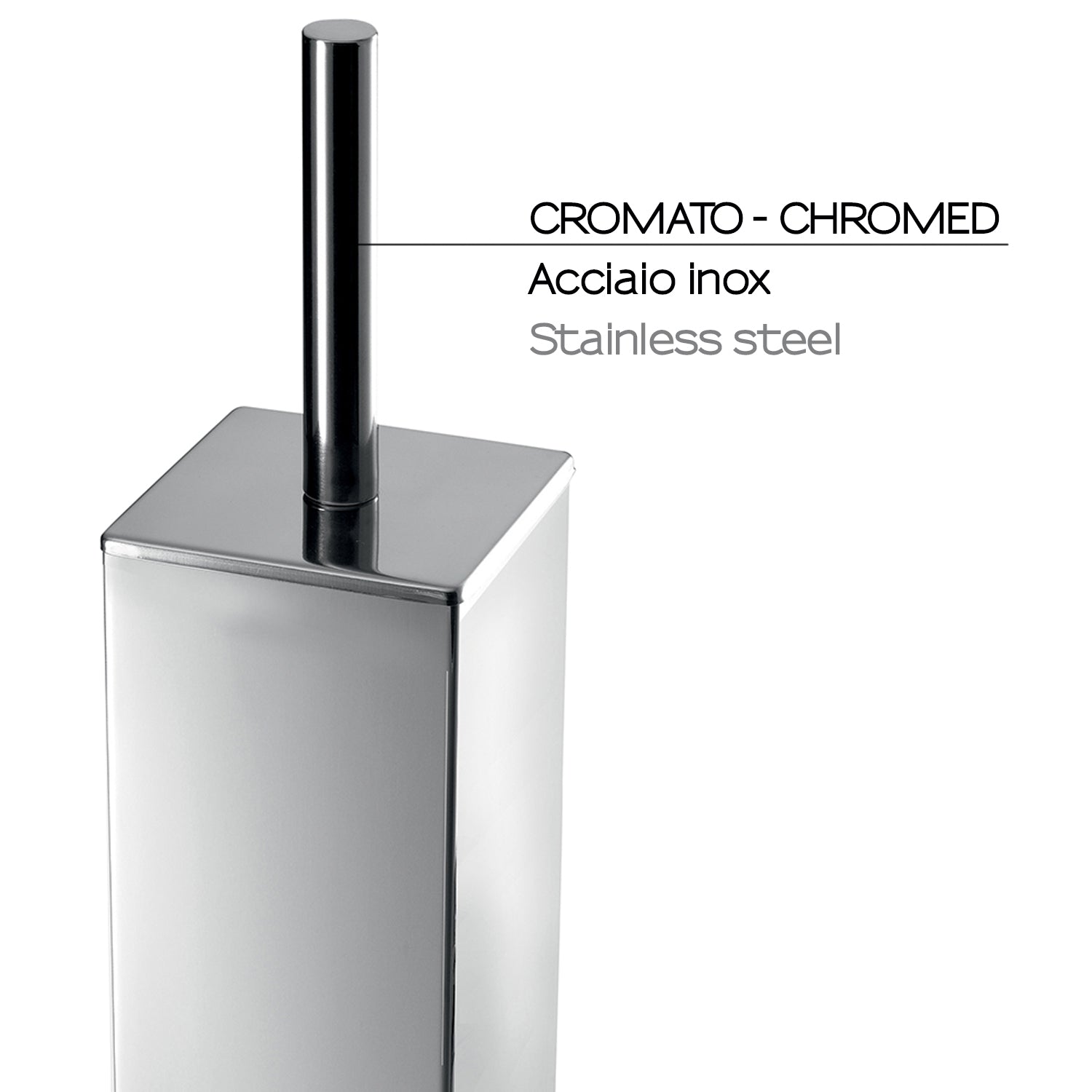 Scopino da appoggio in Acciaio Inox modello Teseo di Gedy - Cromato lucido by CeramicStore | Lo specialista del tuo bagno
