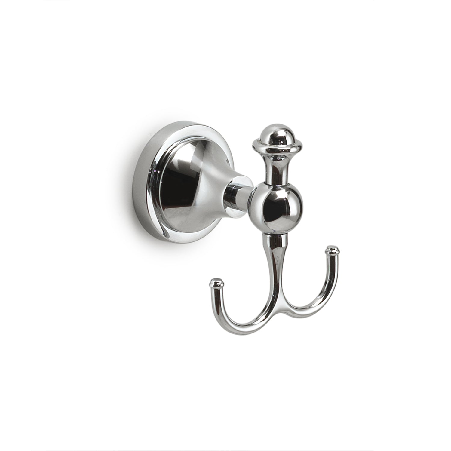 Appendiabiti doppio a parete Nevis di Gedy - Cromato by CeramicStore | Lo specialista del tuo bagno