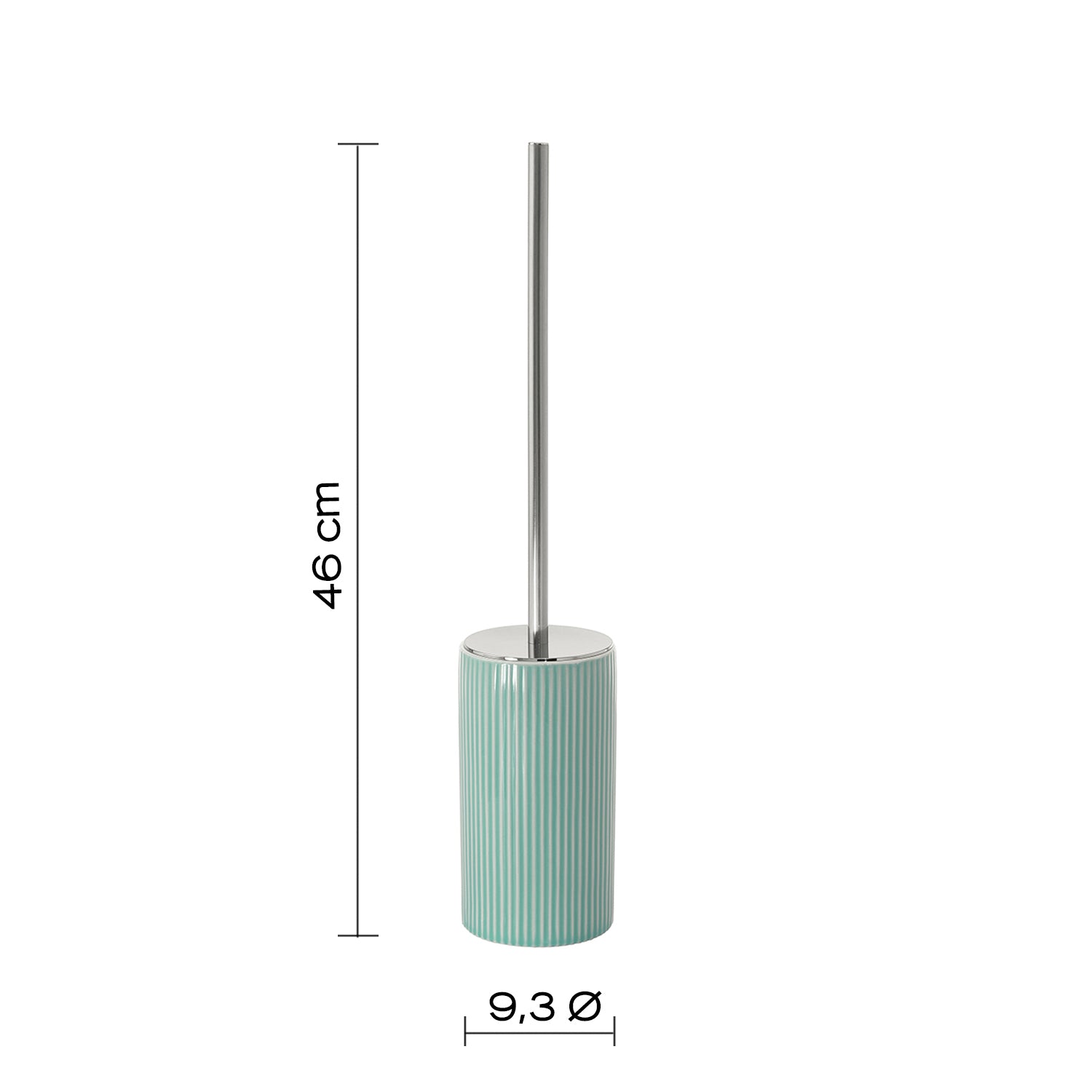 Scopino da appoggio con ciuffo in setole Gedy modello Sabina - Acquamarina by CeramicStore | Lo specialista del tuo bagno