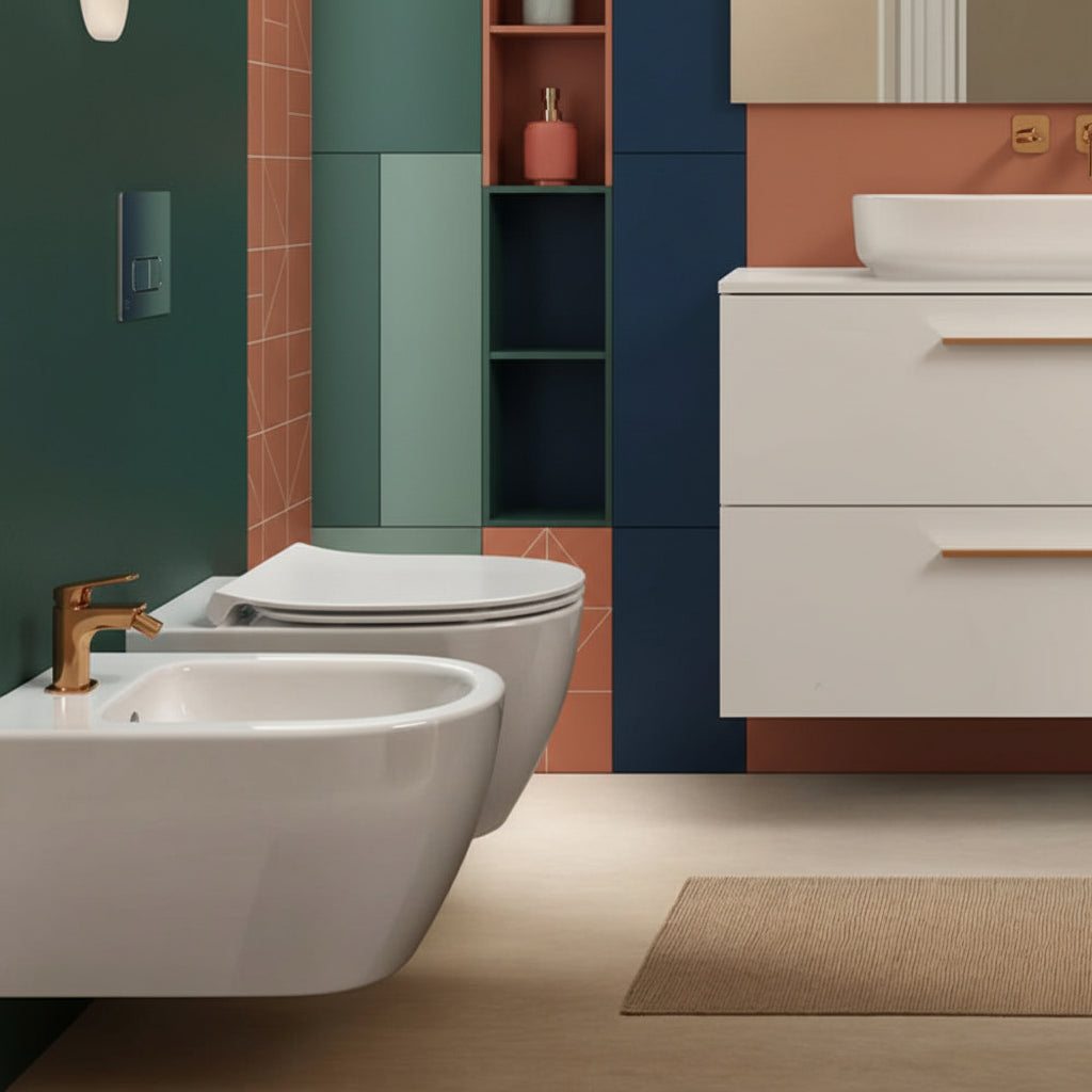 Sanitari Sospesi Ideal Standard I.LIFE O con scarico HydroTwist e sedile Normal Close