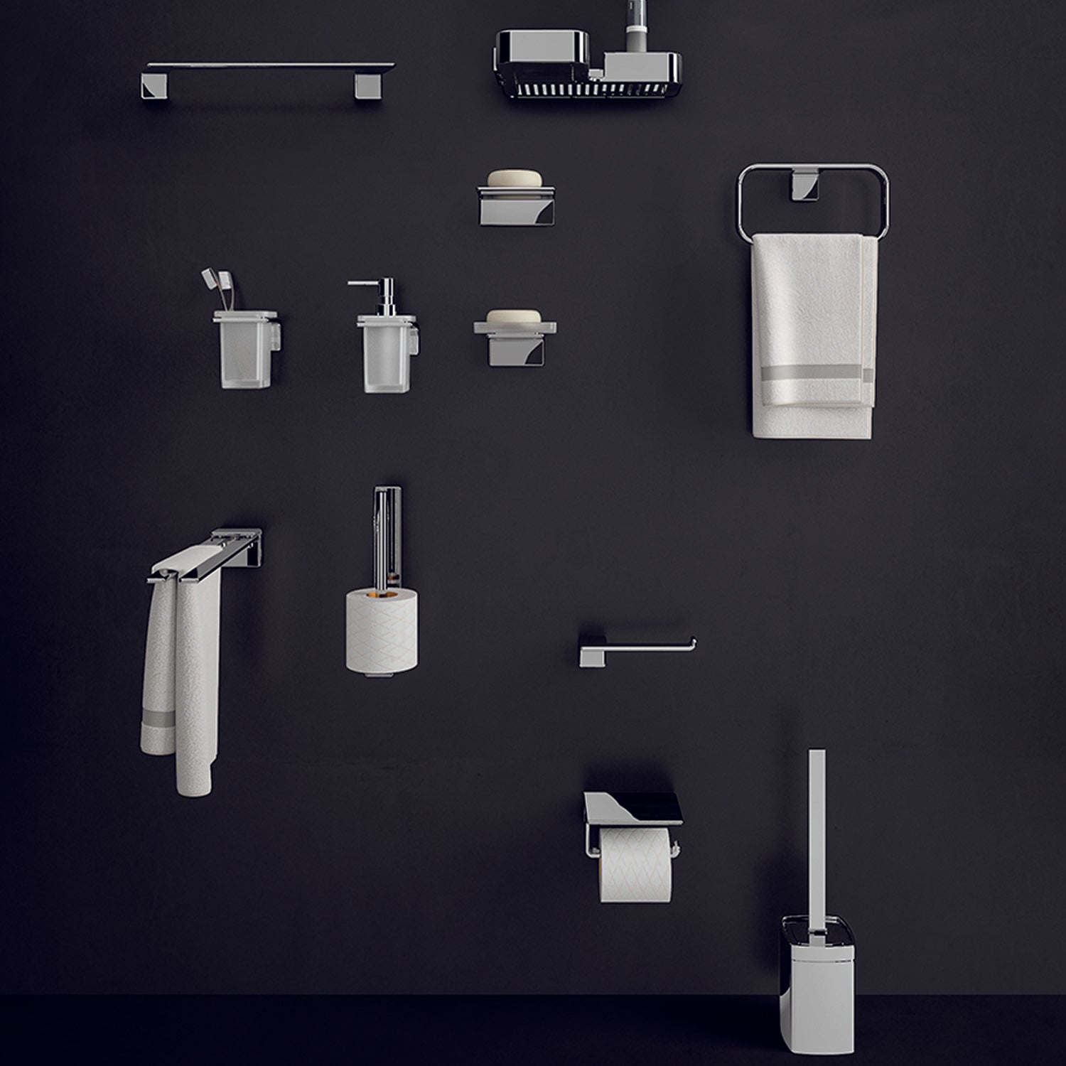 Scopino a parete in Ottone e Alluminio Gedy serie Il Giglio - Cromato by CeramicStore | Lo specialista del tuo bagno