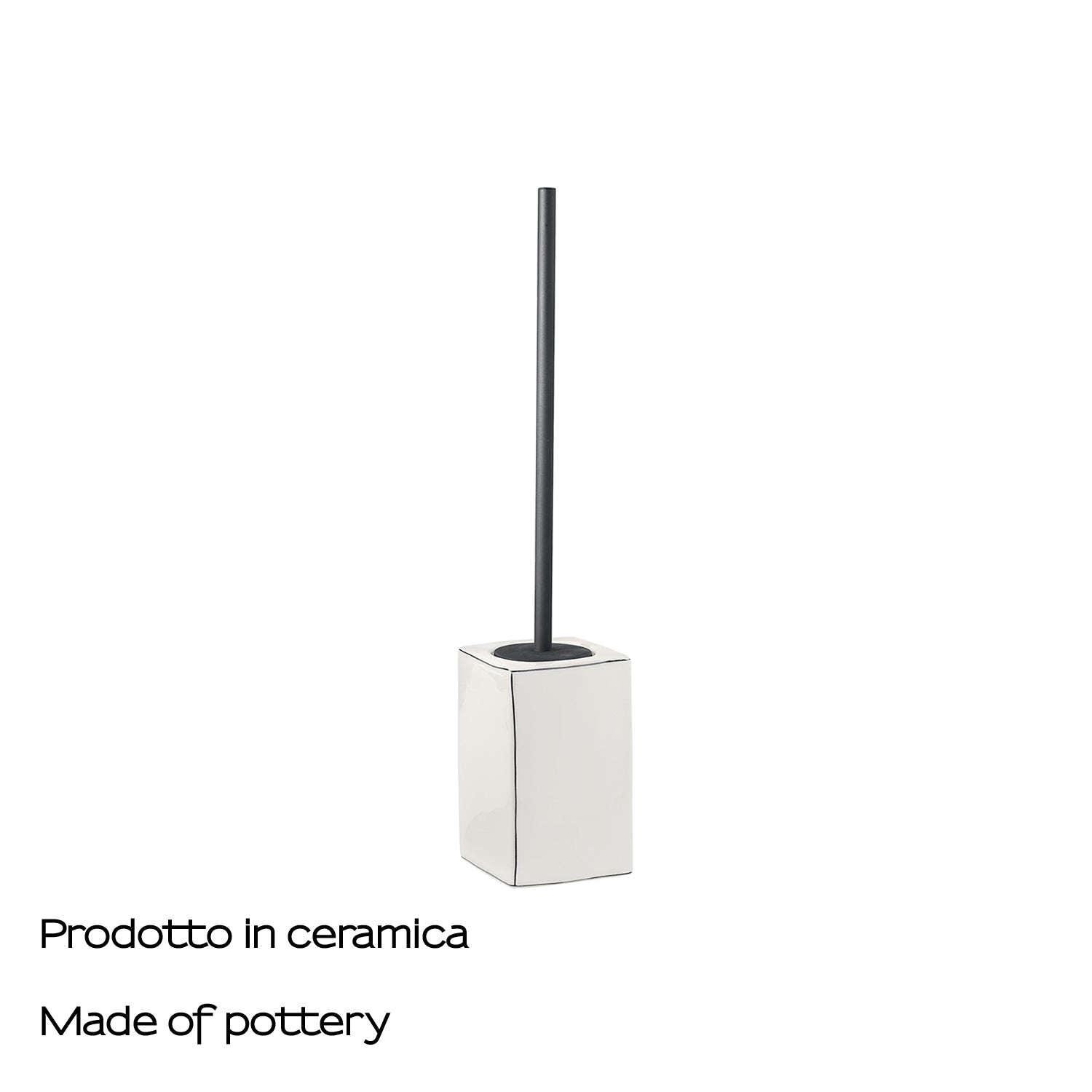 Scopino wc in ceramica Gedy serie Lucrezia - Bianco by CeramicStore | Lo specialista del tuo bagno
