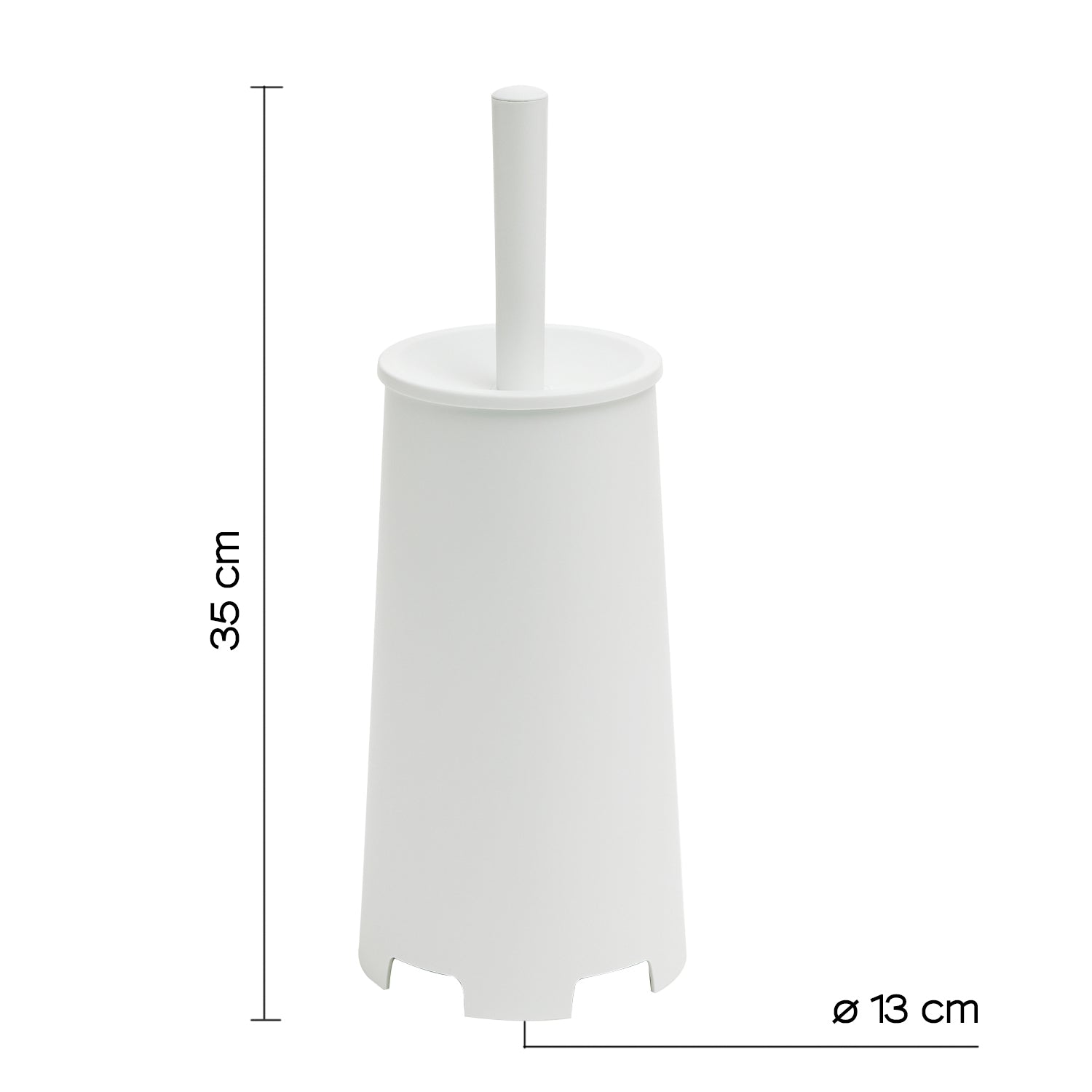 Scopino da appoggio di Gedy modello Oscar - Bianco by CeramicStore | Lo specialista del tuo bagno
