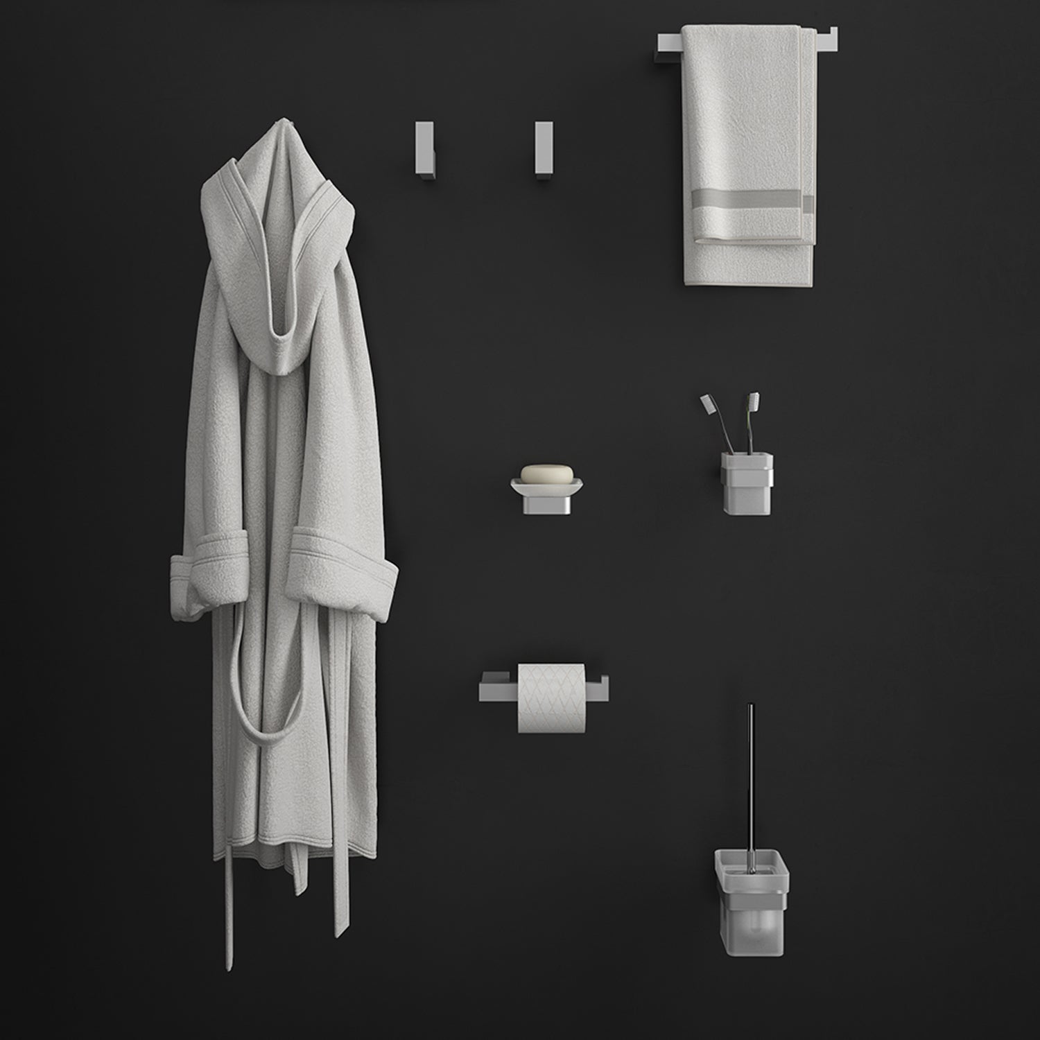 Portasapone in Acciaio Inox AISI 304 e Cromall Maui di Gedy - Spazzolato by CeramicStore | Lo specialista del tuo bagno