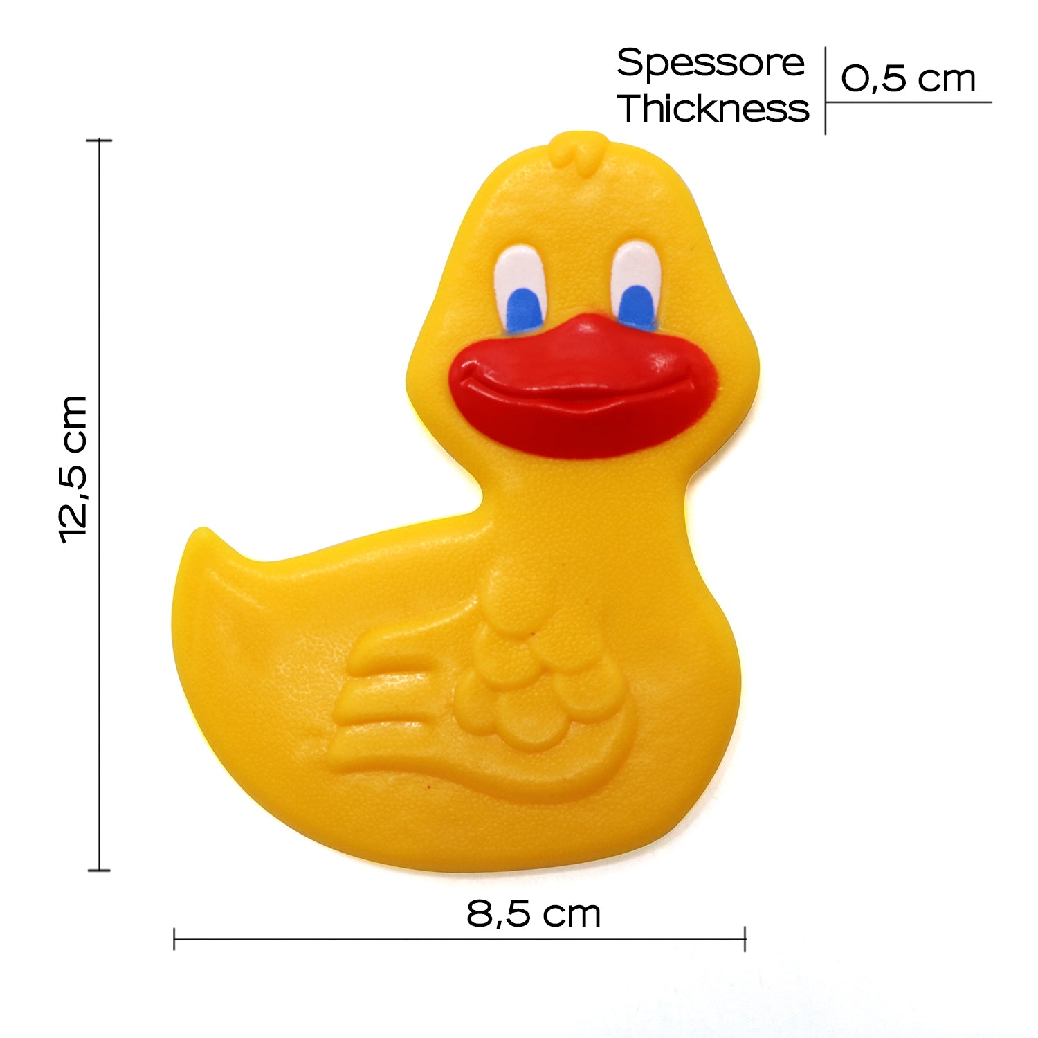 Tappeto antiscivolo doccia e vasca mini Duffy di Gedy - Giallo by CeramicStore | Lo specialista del tuo bagno